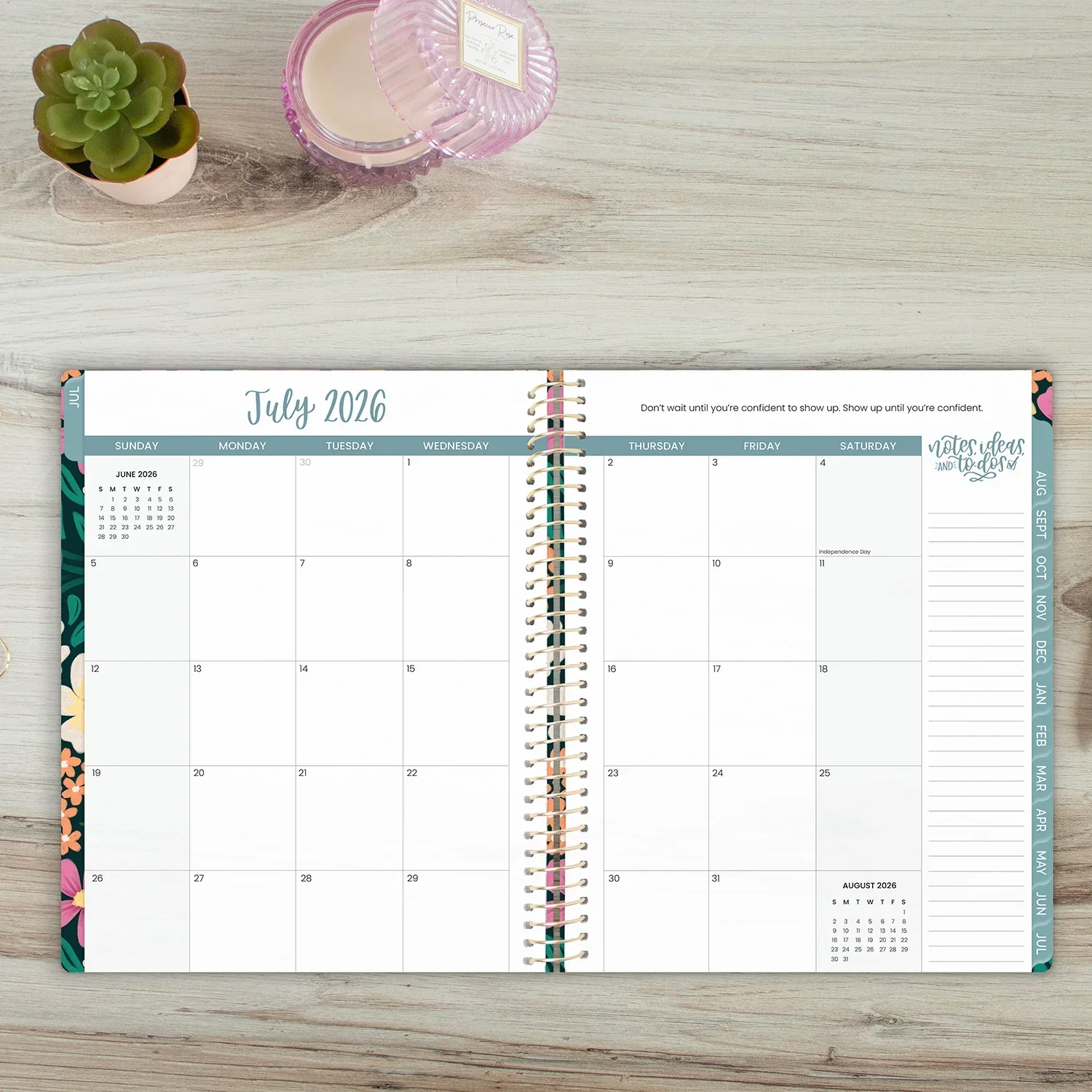 2026-27 Soft Cover Planner, 8.5" x 11" | Blooming Wildly - Image 13