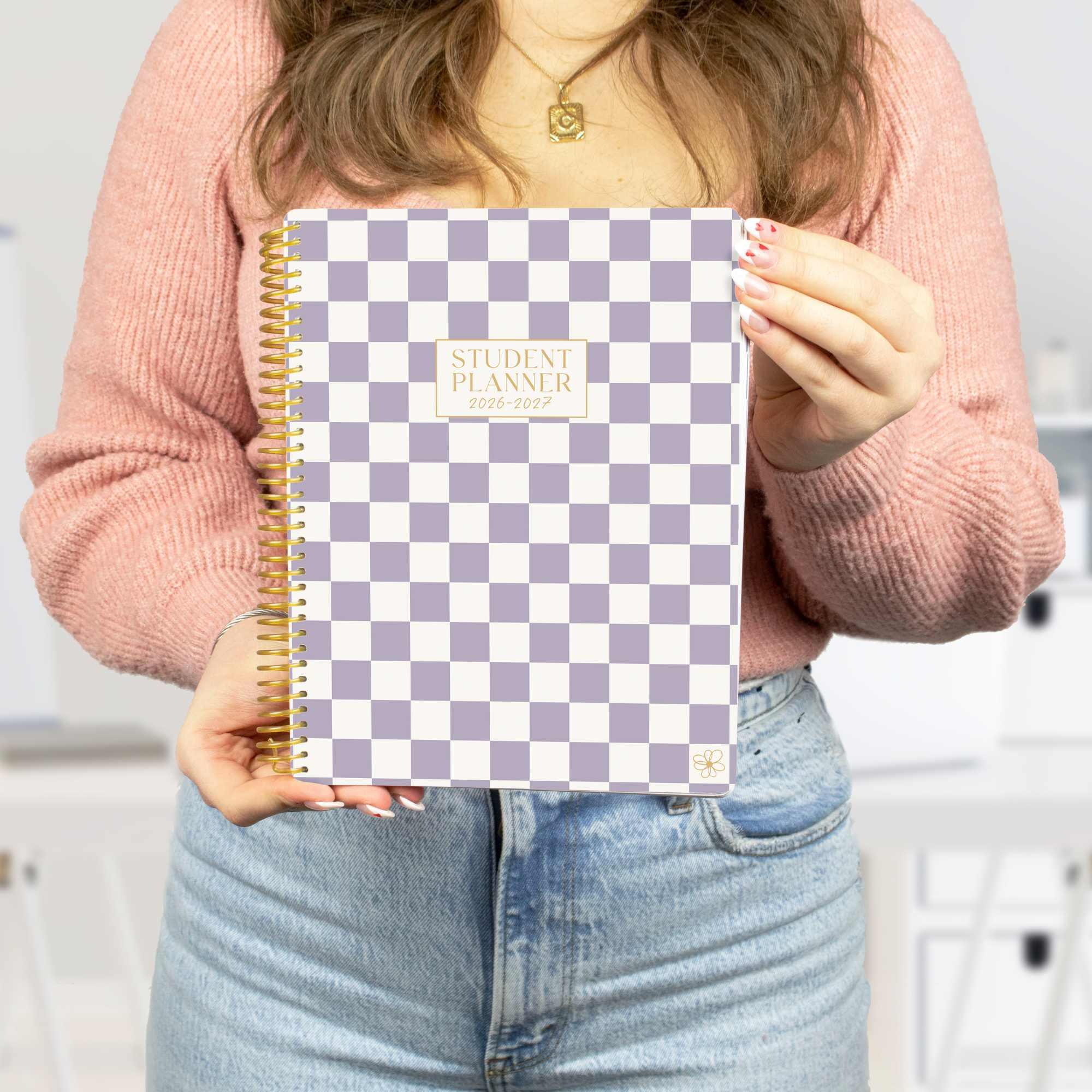 2026–27 Daisy Column Academic Planner, 7" x 9" | Checkered - Image 7