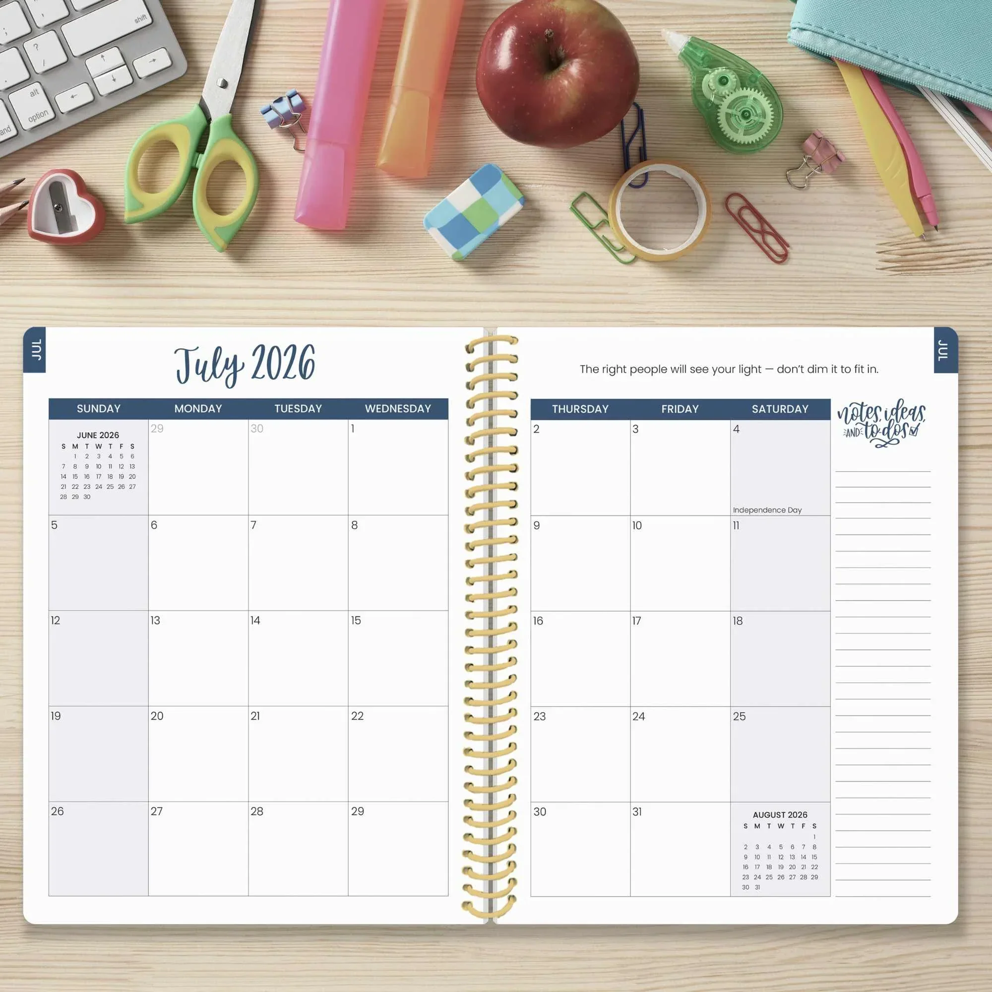 2026–27 Daisy Column Academic Planner, 7" x 9" | Stargaze - Image 18