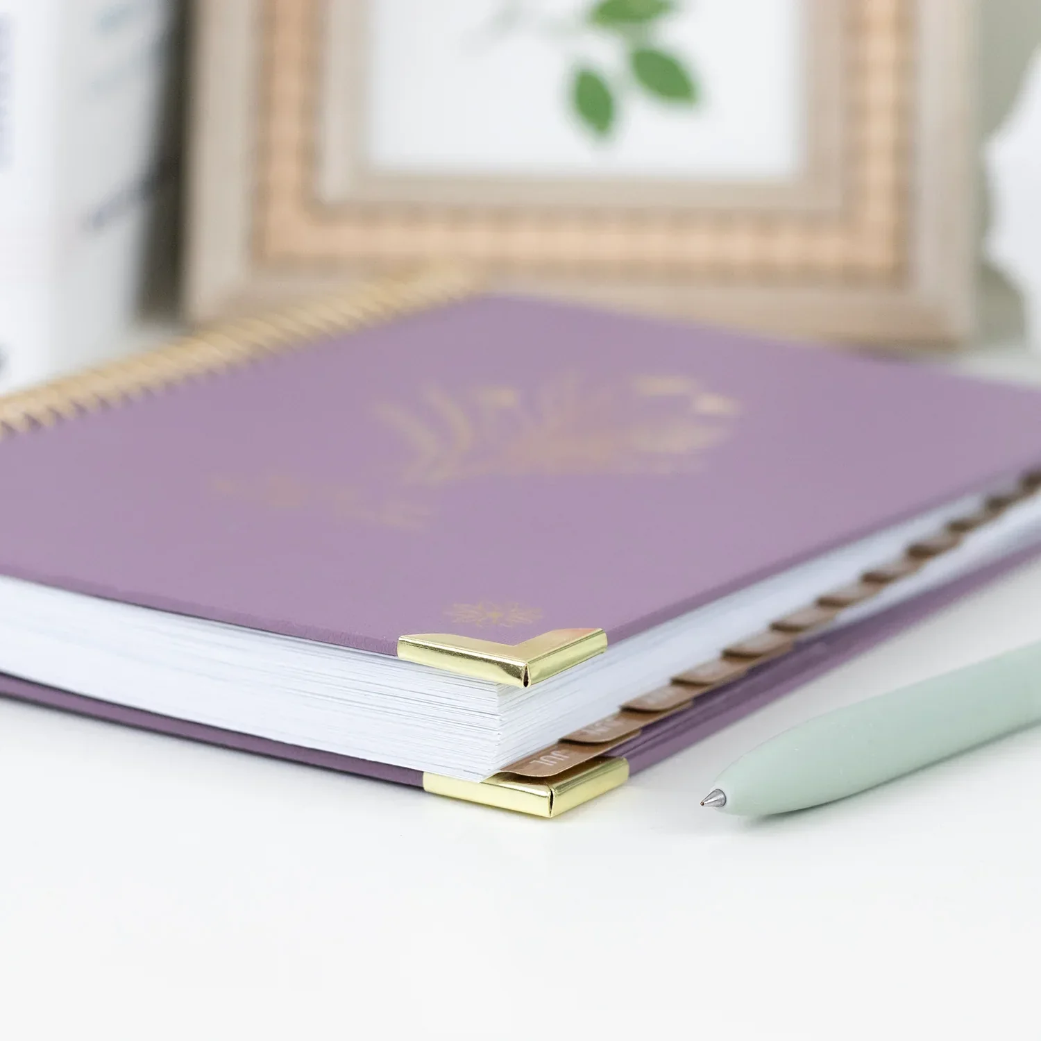 2026-27 Hard Cover Planner, 5.5" x 8.25" | Purple Linen - Image 10