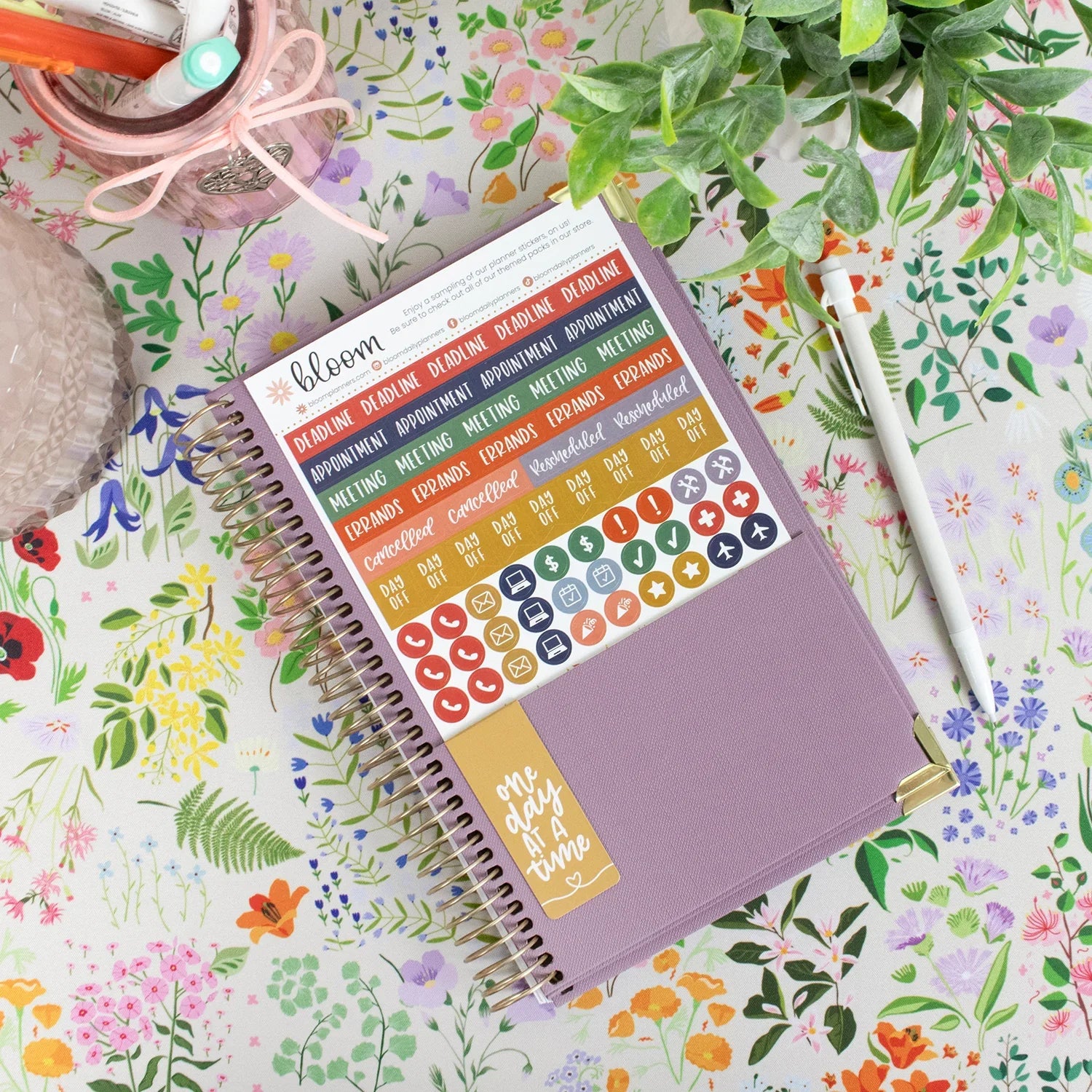 2026-27 Hard Cover Planner, 5.5" x 8.25" | Purple Linen - Image 11