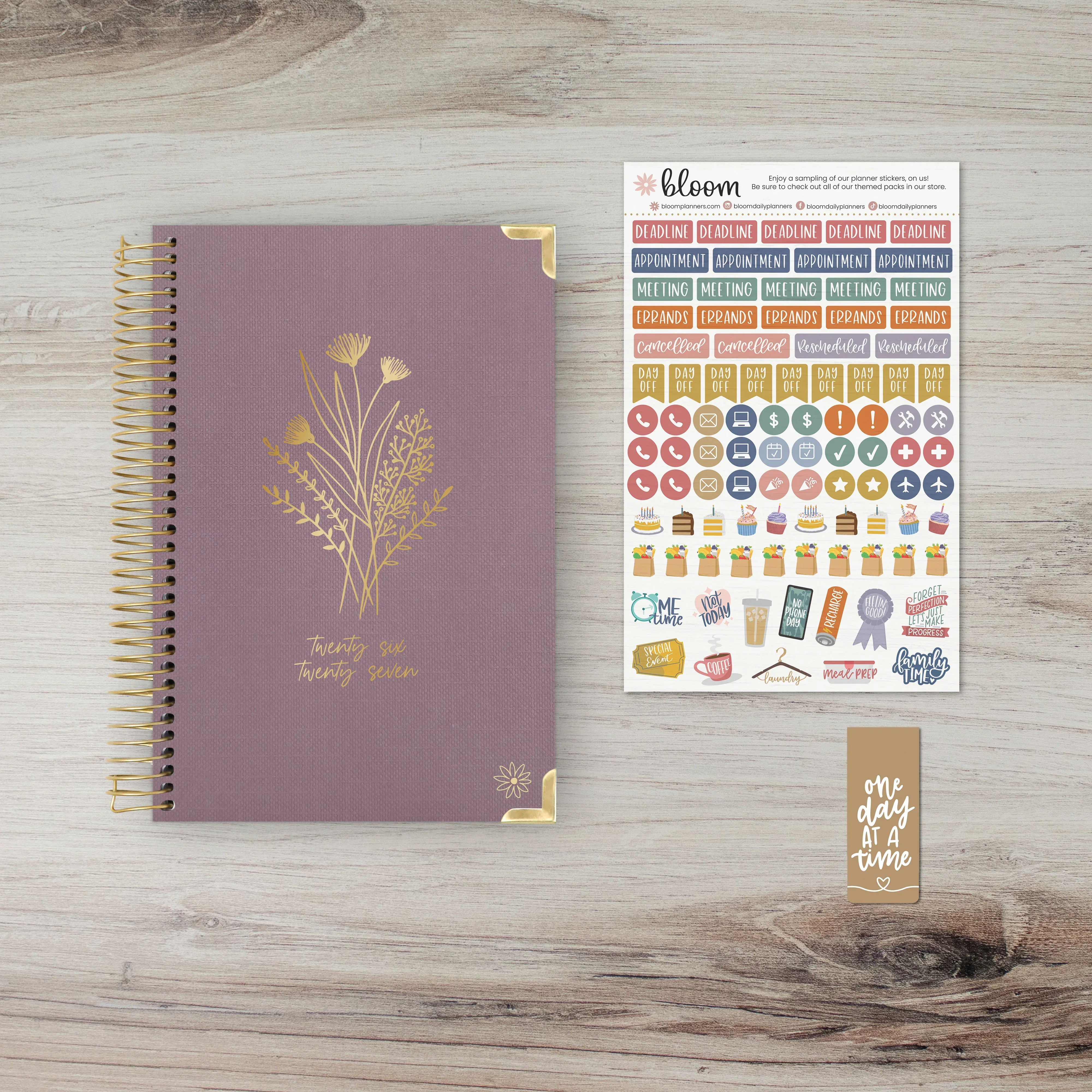 2026-27 Hard Cover Planner, 5.5" x 8.25" | Purple Linen - Image 21