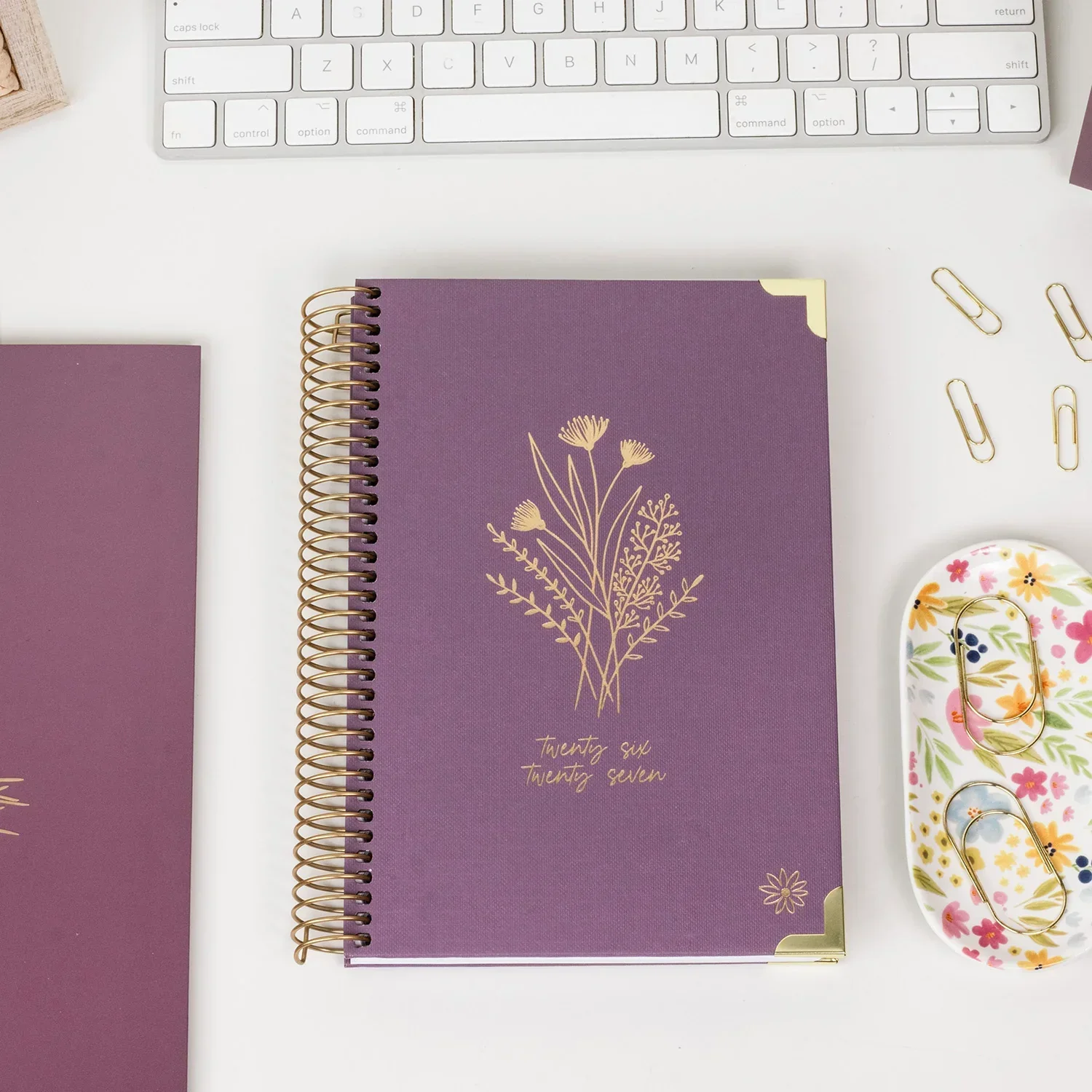 2026-27 Hard Cover Planner, 5.5" x 8.25" | Purple Linen - Image 8