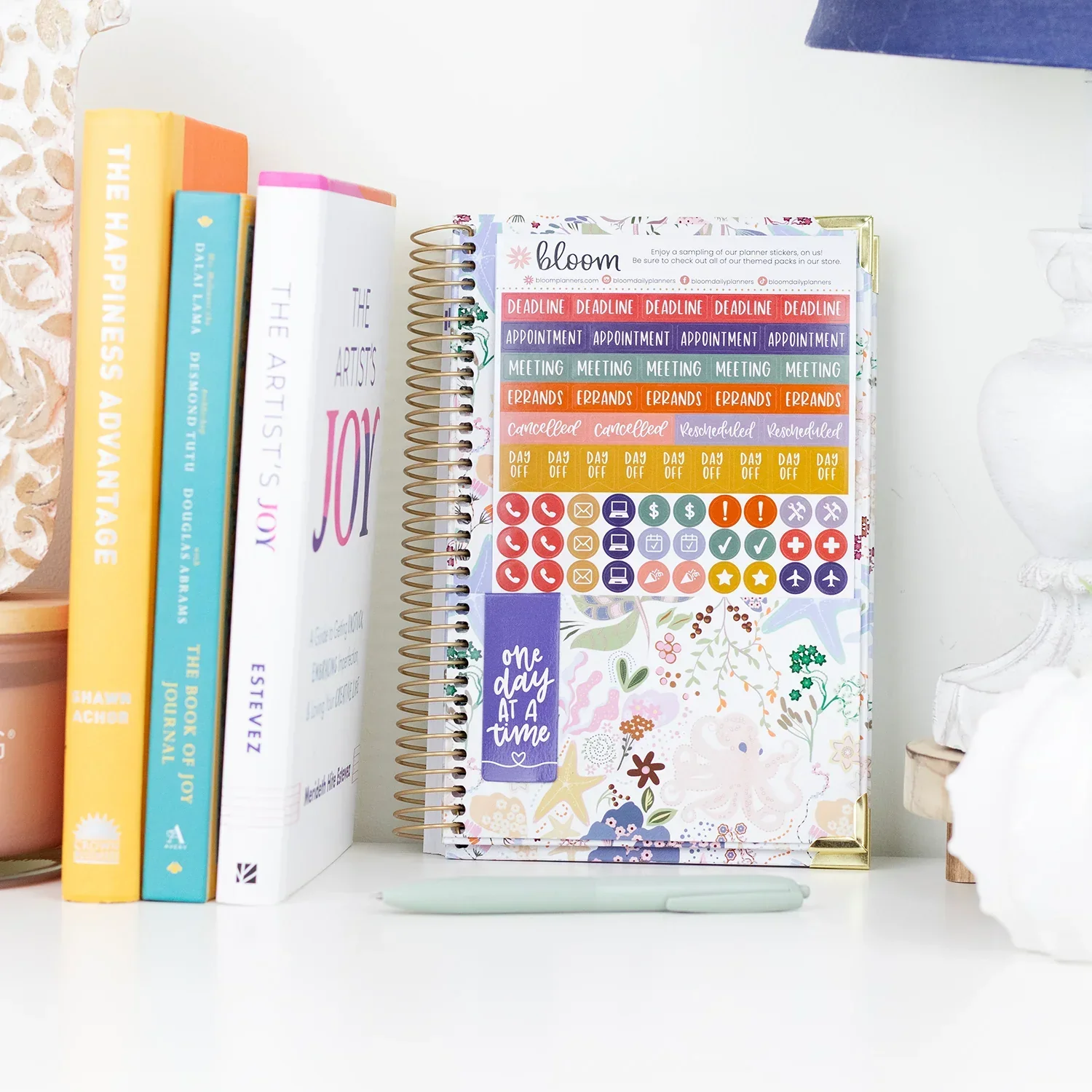 2026-27 Hard Cover Planner, 5.5" x 8.25" | Seaside Whimsy - Image 11