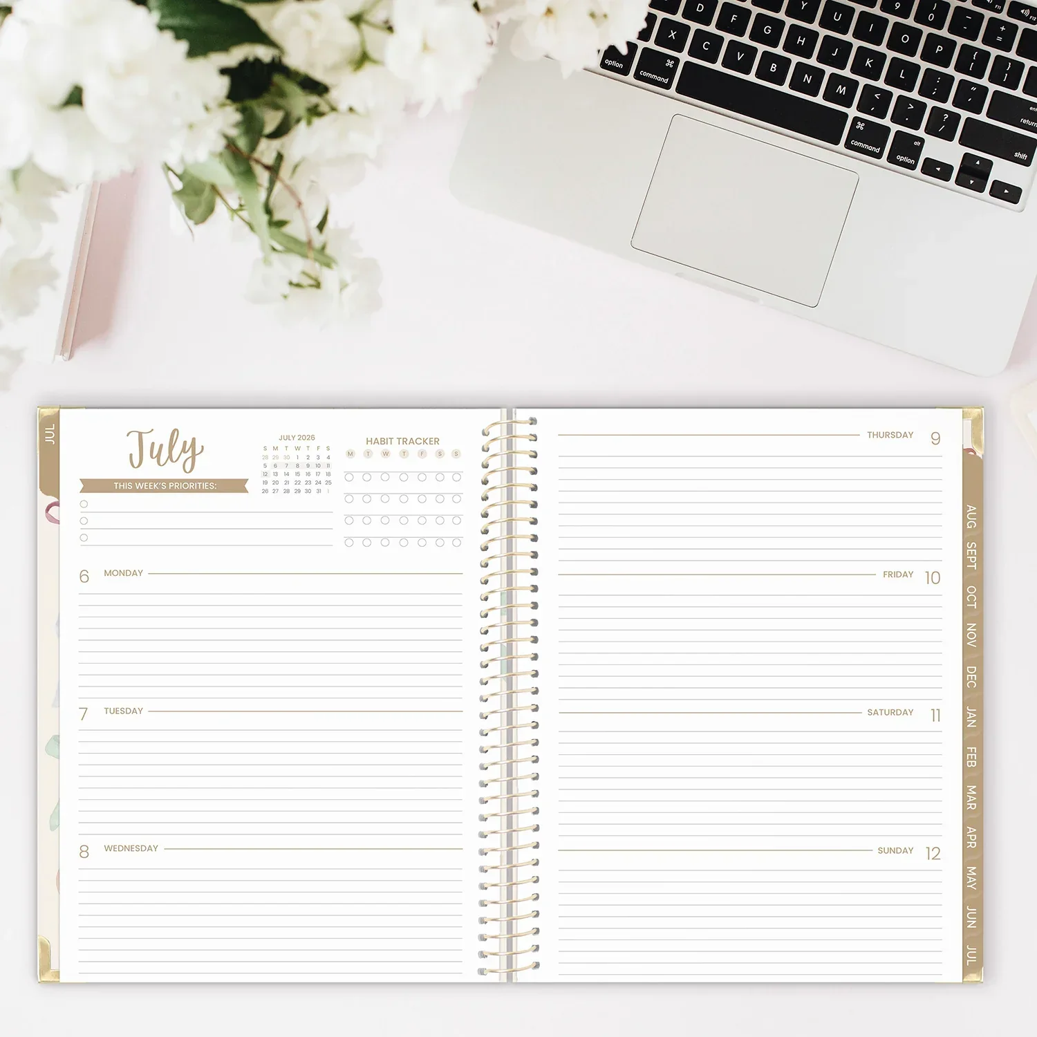 2026–27 Hard Cover Planner, 8.5" x 11" | Bows - Image 18