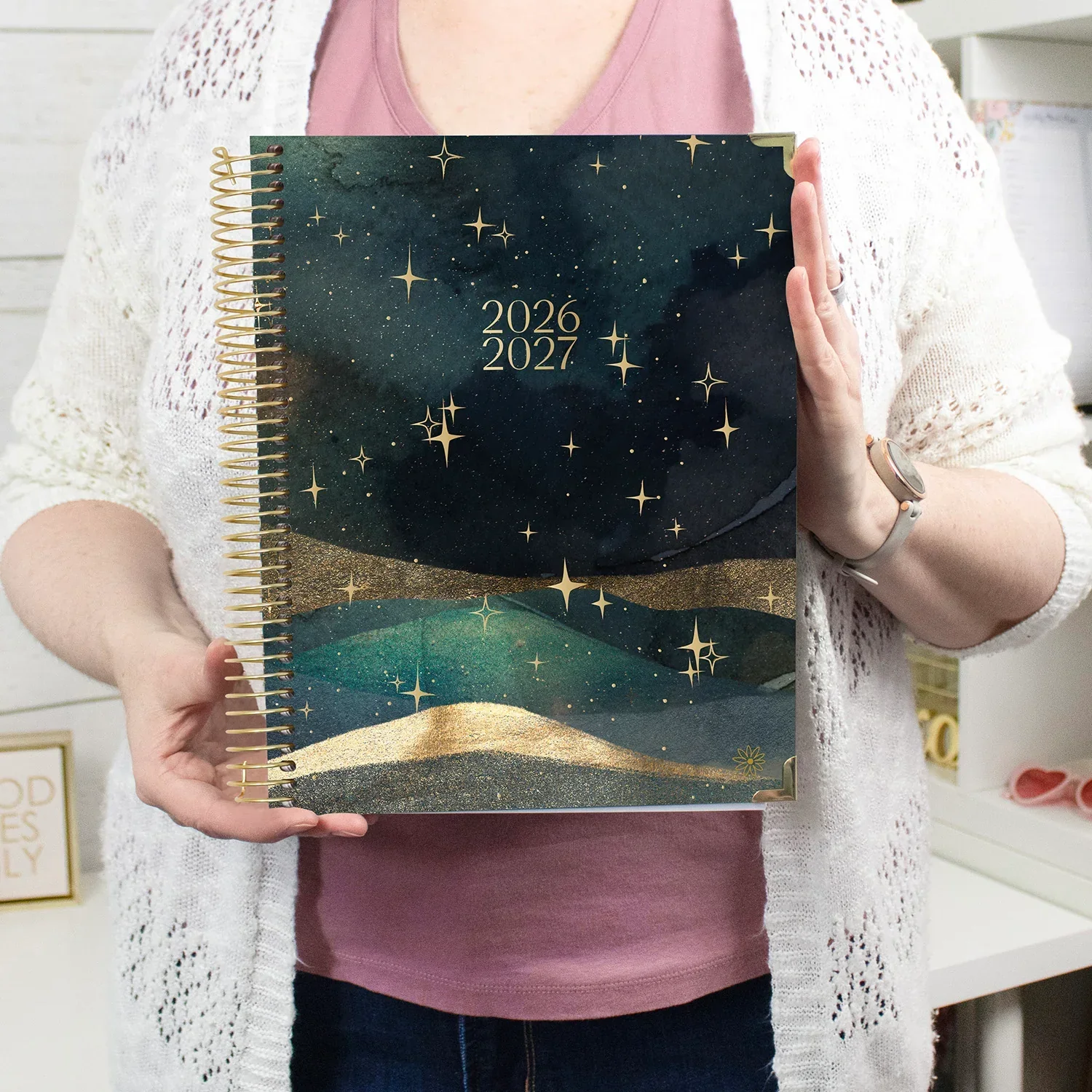2026–27 Hard Cover Planner, 8.5" x 11" | Celestial Skies - Image 7