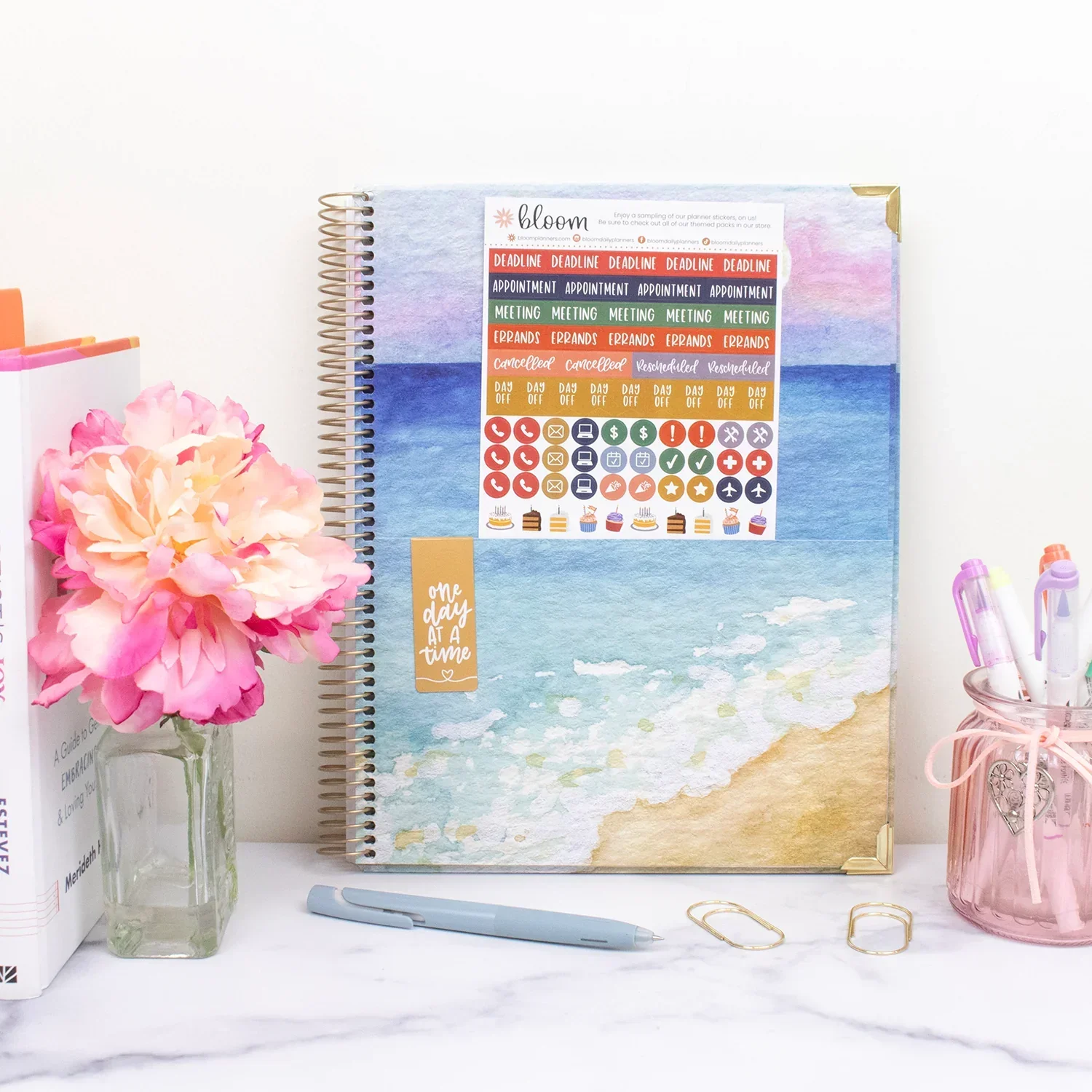 2026–27 Hard Cover Planner, 8.5" x 11" | Coastal Calm - Image 11