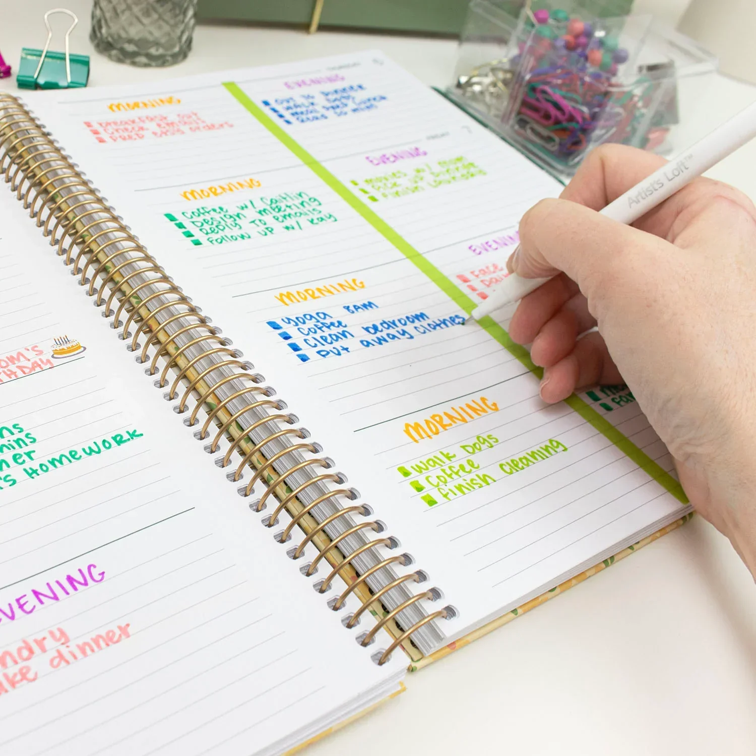 2026–27 Hard Cover Planner, 8.5" x 11" | Coastal Calm - Image 13
