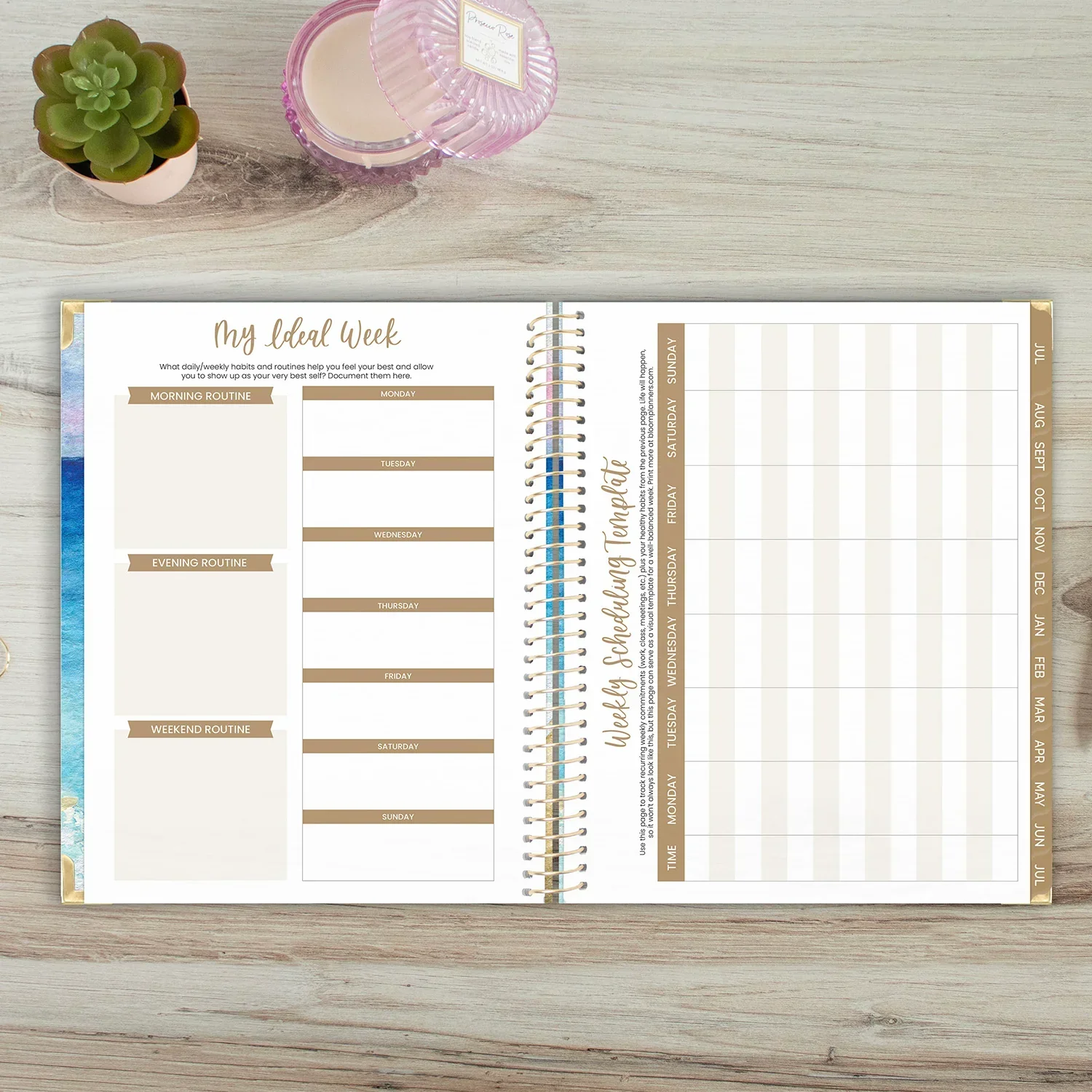 2026–27 Hard Cover Planner, 8.5" x 11" | Coastal Calm - Image 14