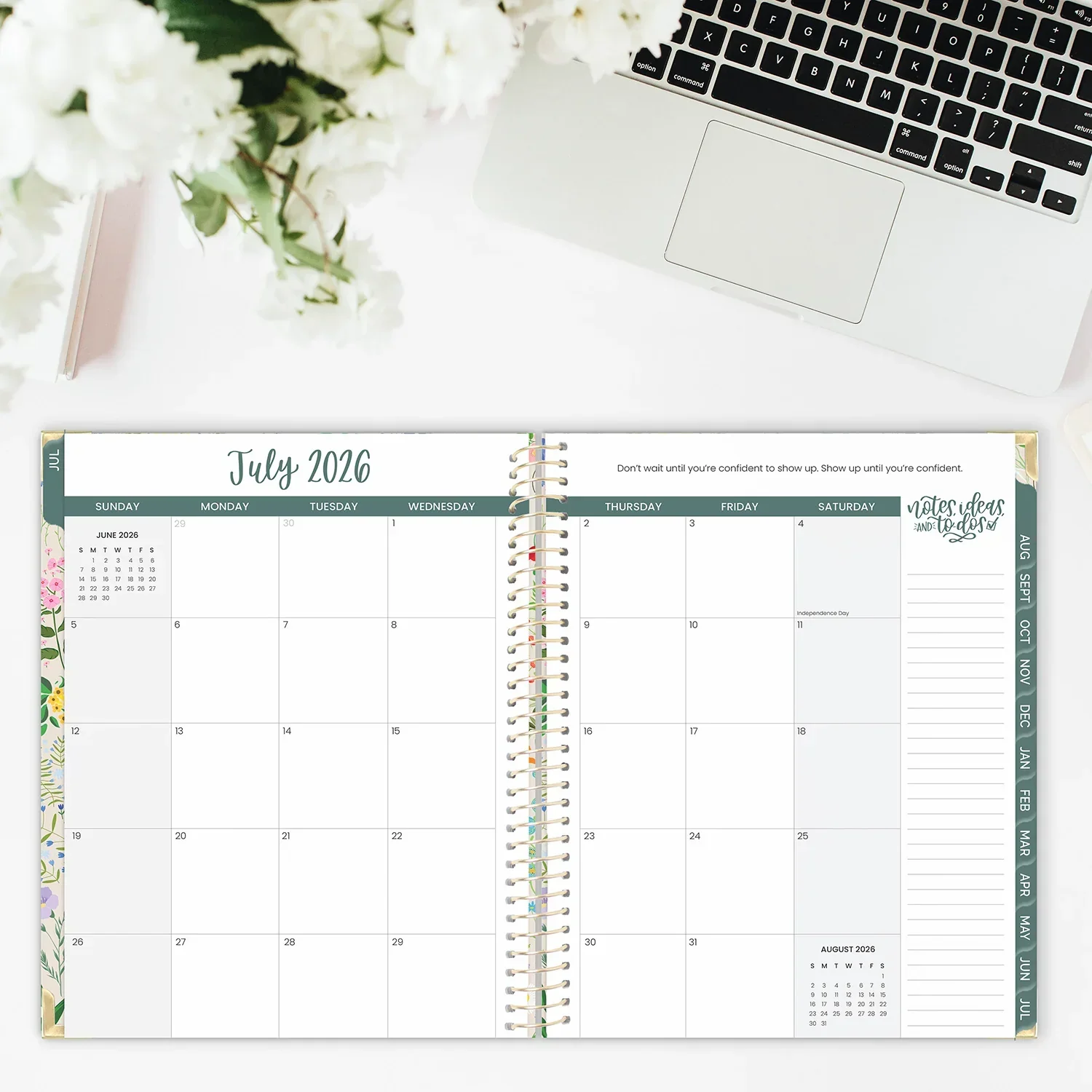 2026–27 Hard Cover Planner, 8.5" x 11" | Garden Party - Image 18