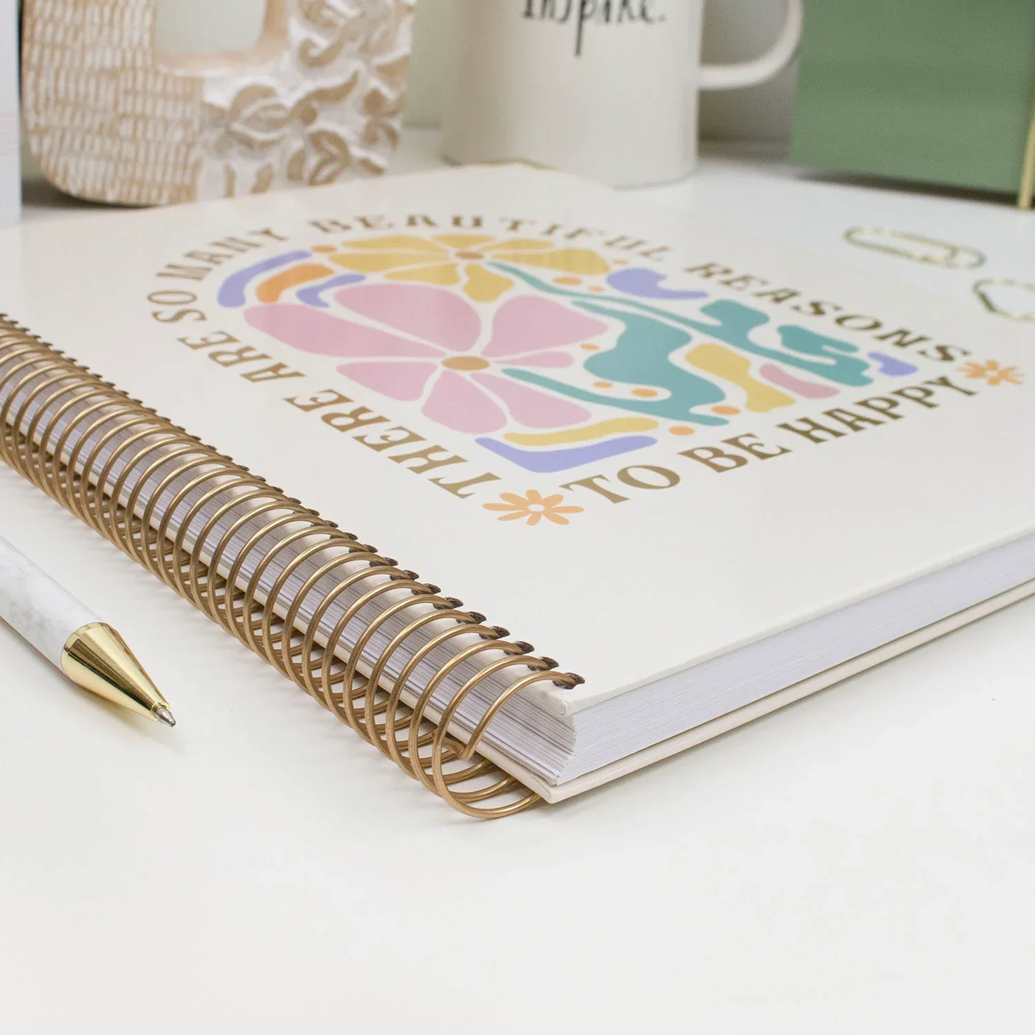 2026–27 Hard Cover Planner, 8.5" x 11" | So Many Reasons to Be Happy - Image 10