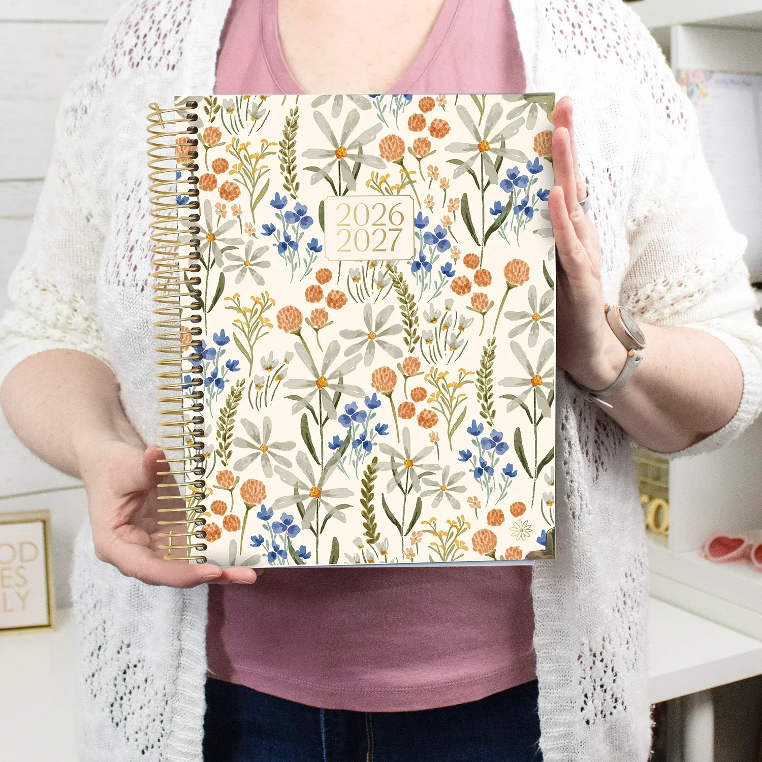 2026–27 Hard Cover Planner, 8.5" x 11" | Whimsical Wildflowers - Image 7