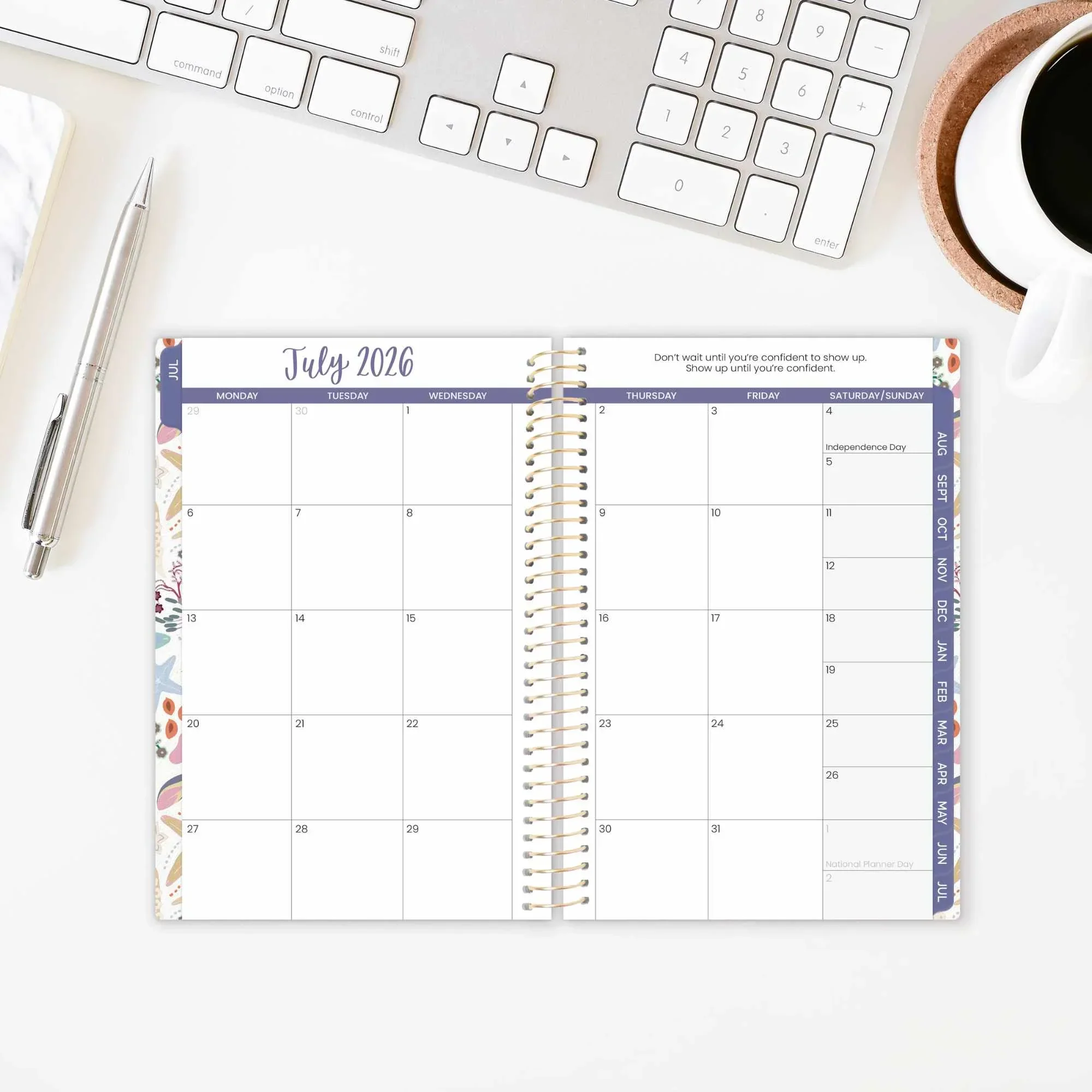 2026–27 Soft Cover Planner, 4" x 6" | Seaside Whimsy - Image 20