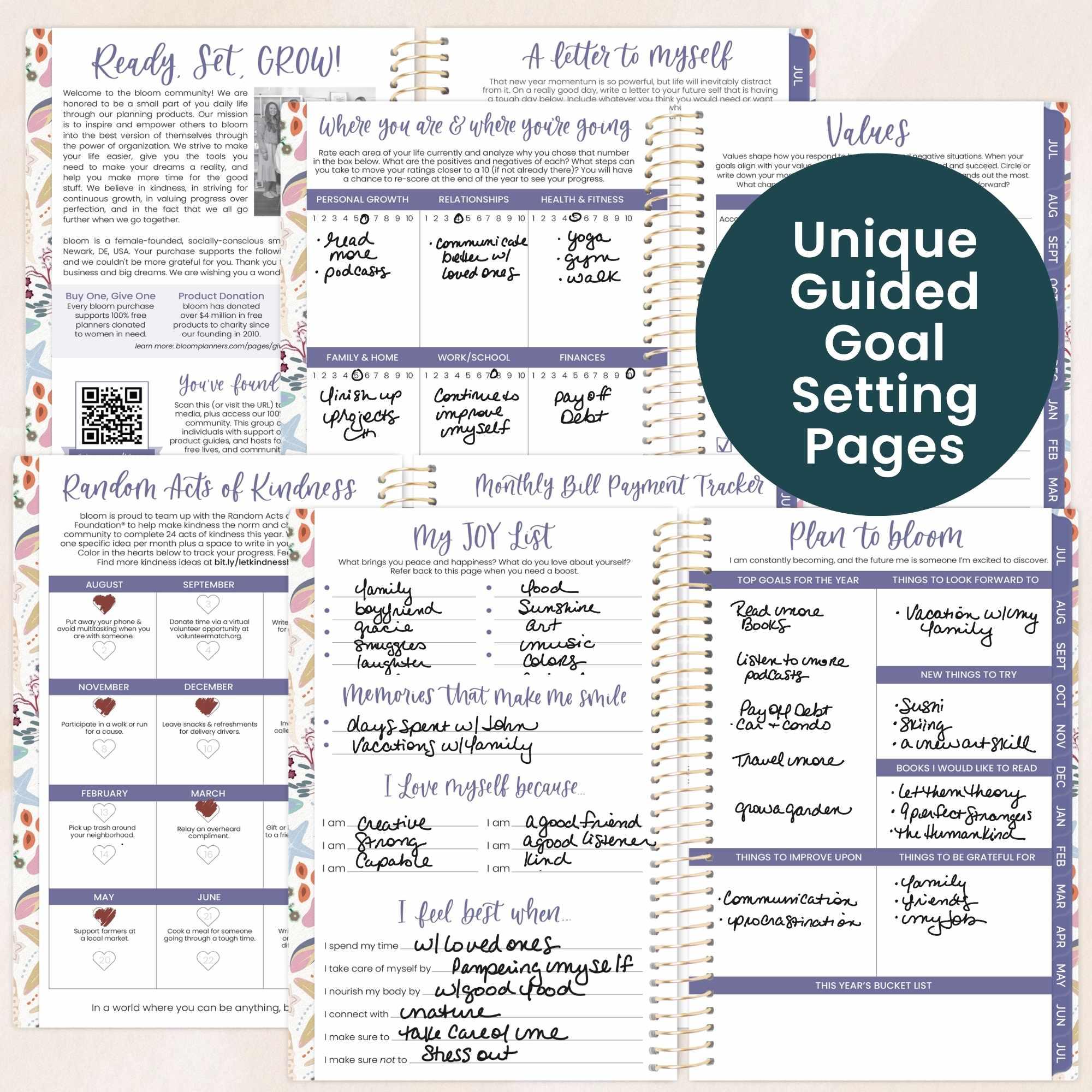 2026–27 Soft Cover Planner, 4" x 6" | Seaside Whimsy - Image 6