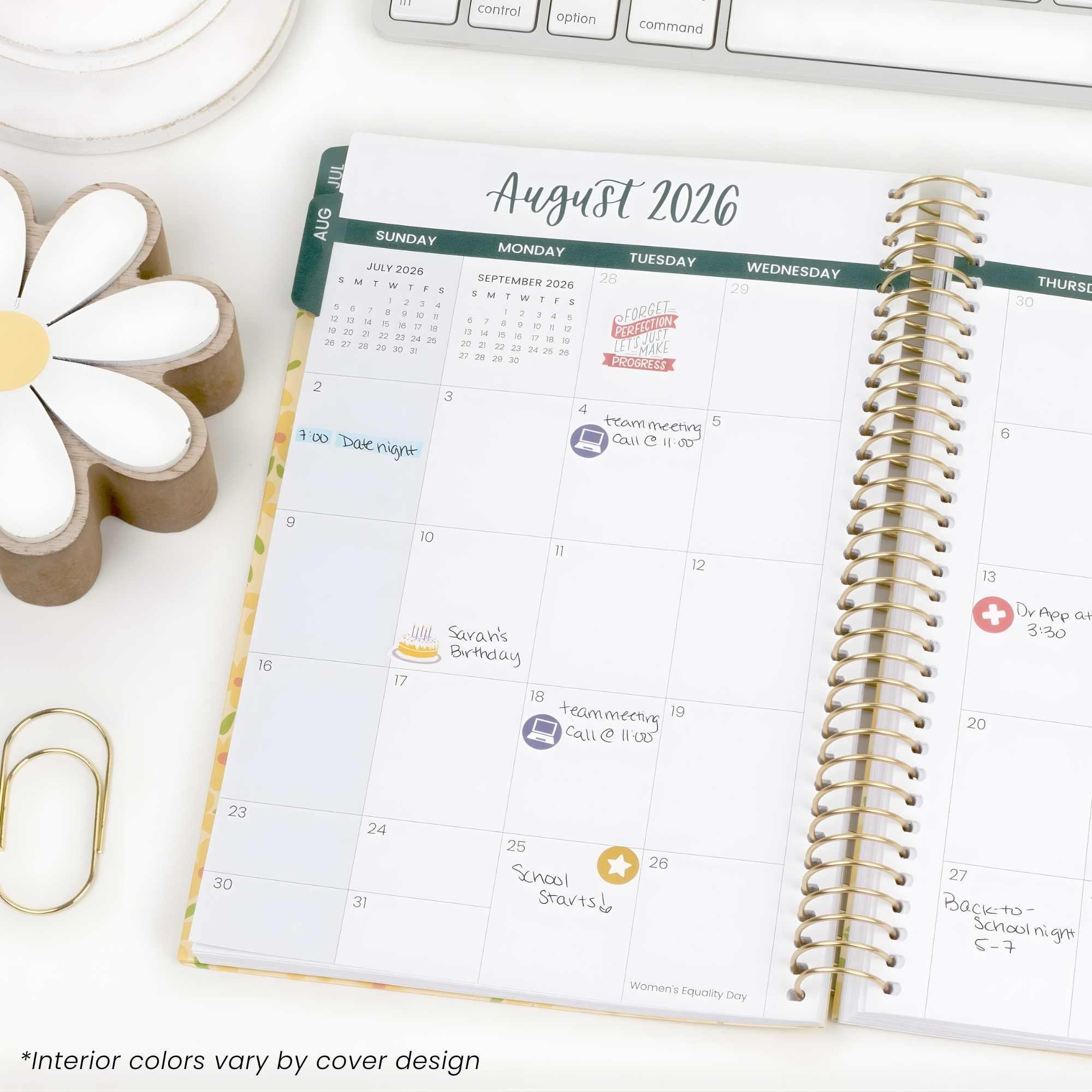 2026-27 Soft Cover Planner, 5.5" x 8.25" | Boho Greenery - Image 10