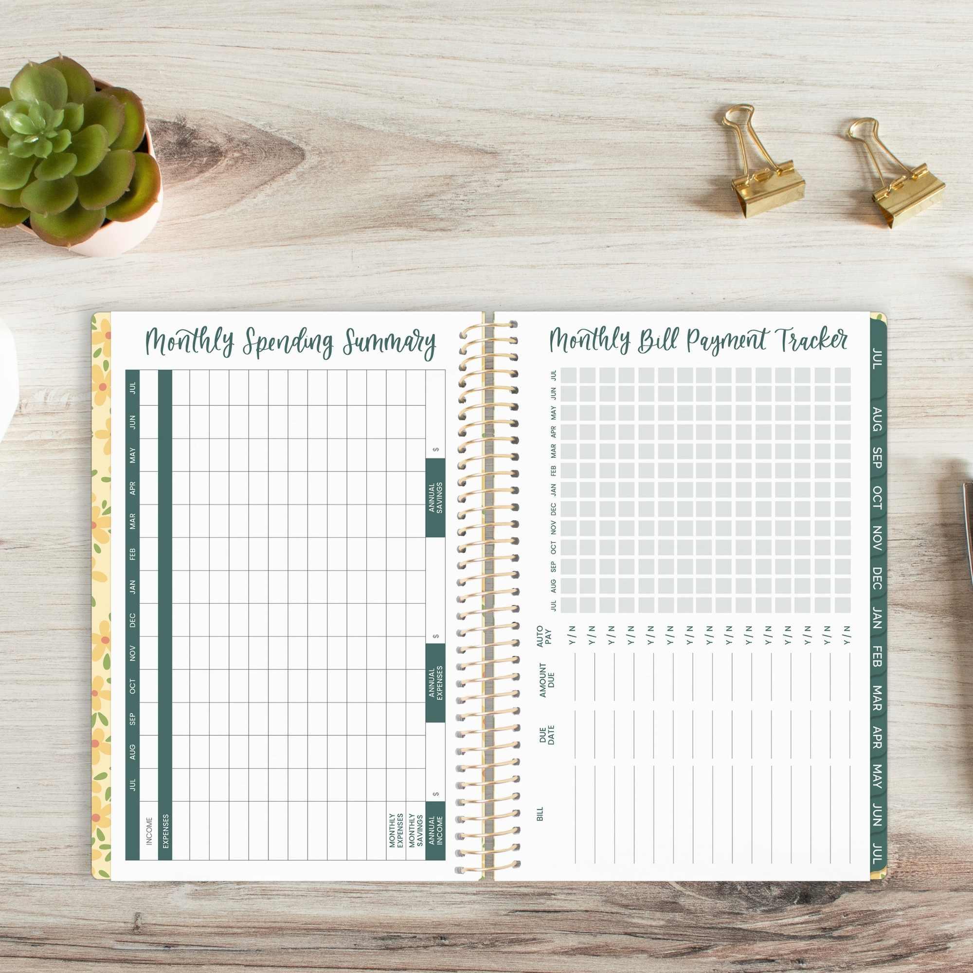 2026-27 Soft Cover Planner, 5.5" x 8.25" | Butter Yellow Daisies - Image 15