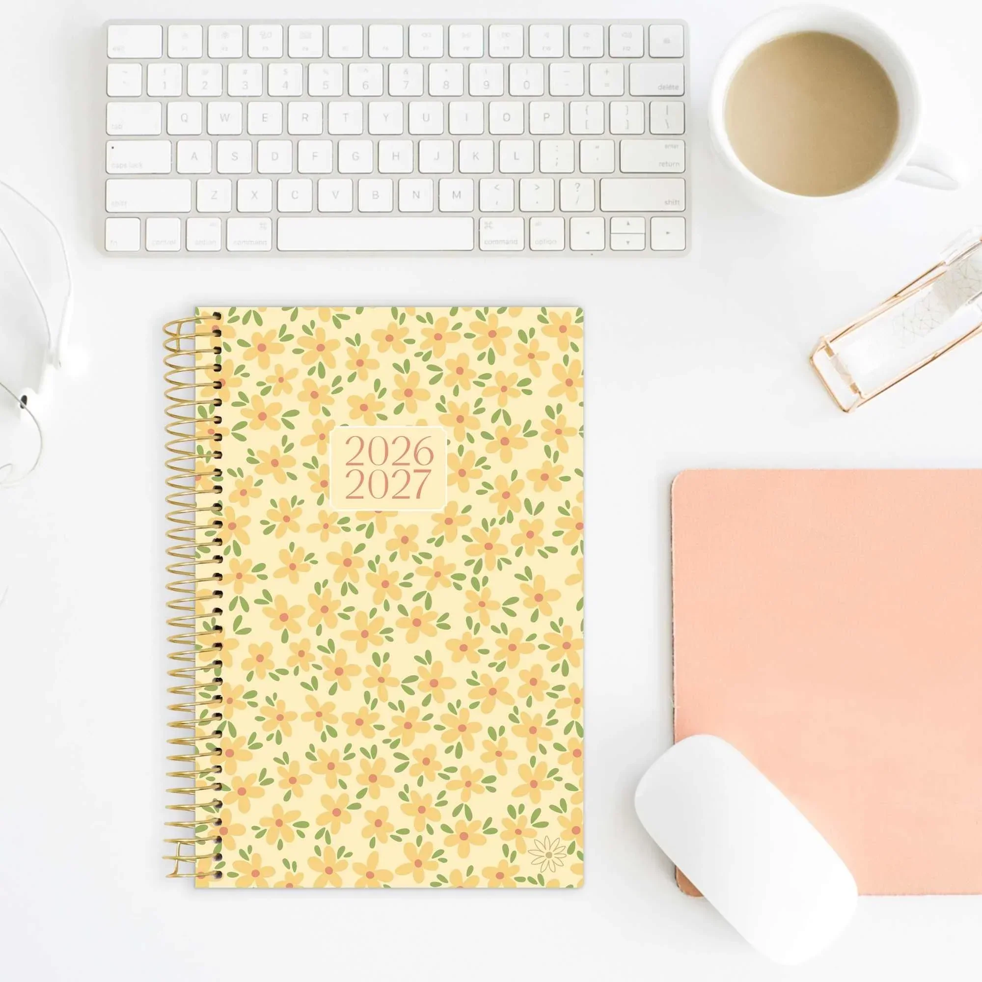 2026-27 Soft Cover Planner, 5.5" x 8.25" | Butter Yellow Daisies - Image 20