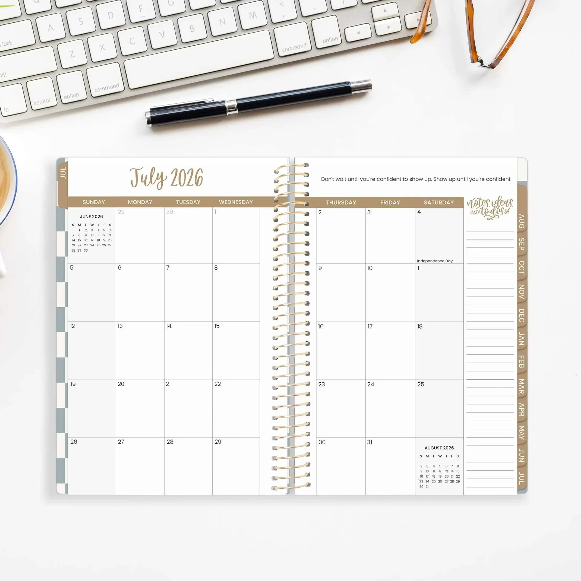 2026–27 Soft Cover Planner, 5.5" x 8.25" | Checkered - Image 17