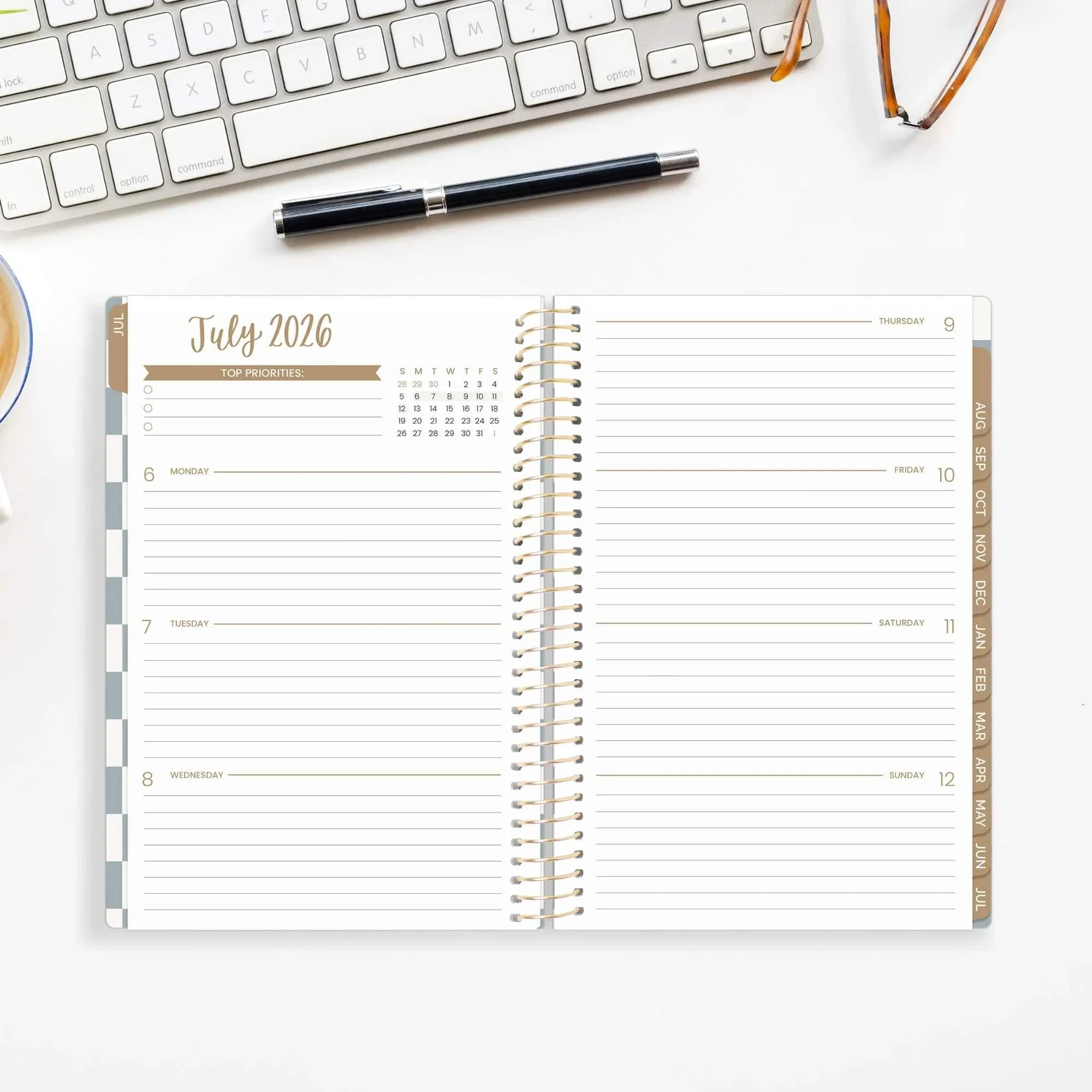 2026–27 Soft Cover Planner, 5.5" x 8.25" | Checkered - Image 18