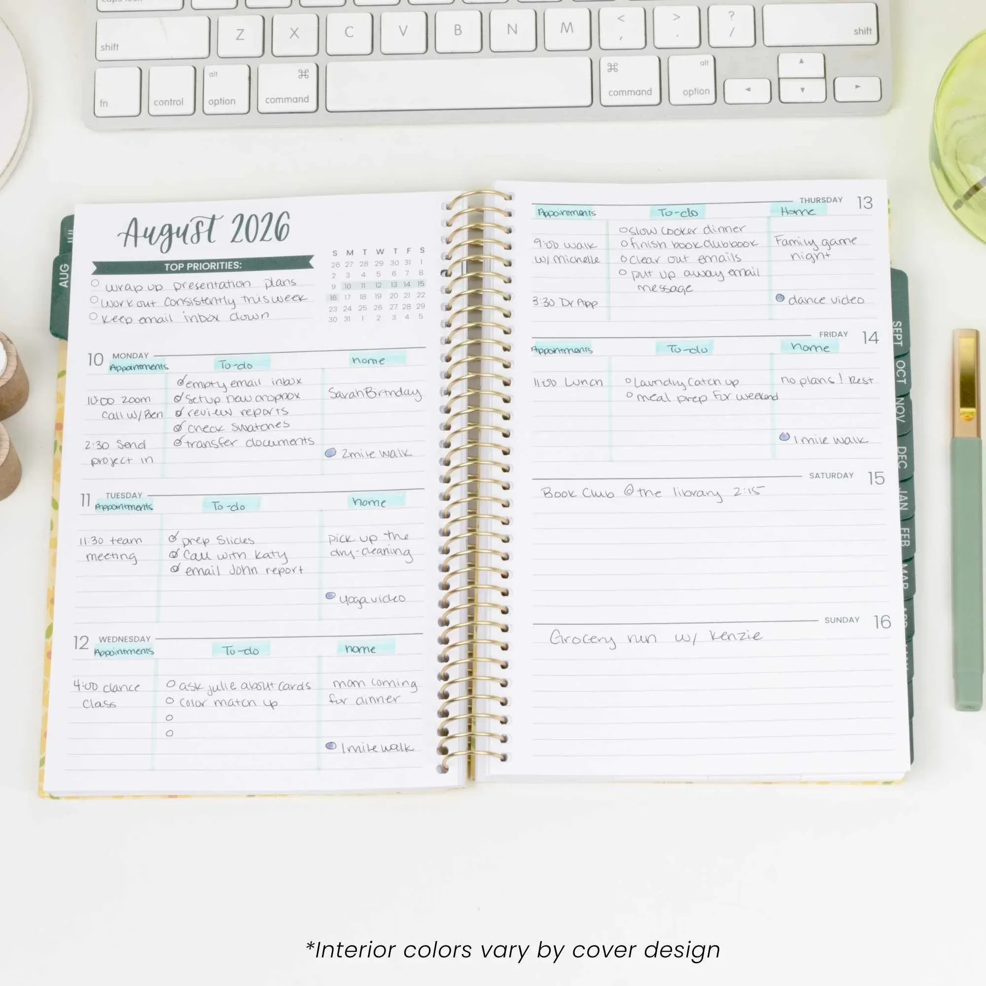2026–27 Soft Cover Planner, 5.5" x 8.25" | Coastal Calm - Image 11