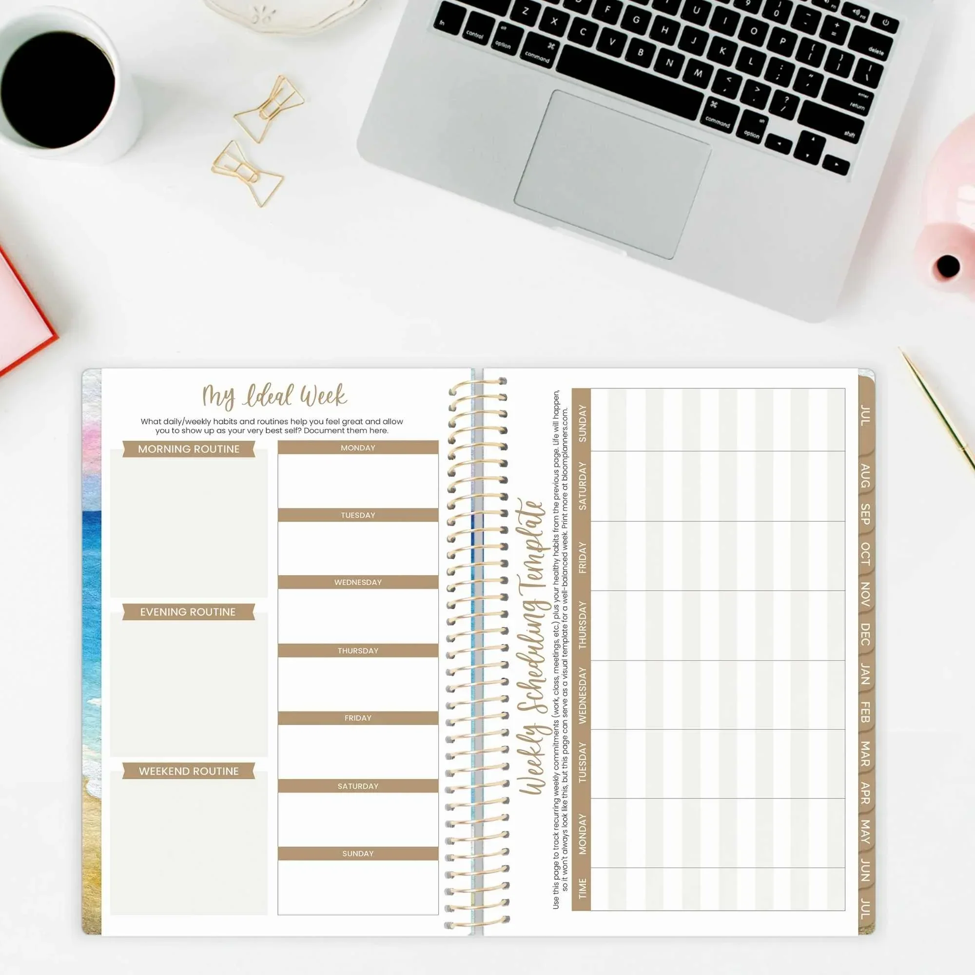 2026–27 Soft Cover Planner, 5.5" x 8.25" | Coastal Calm - Image 15