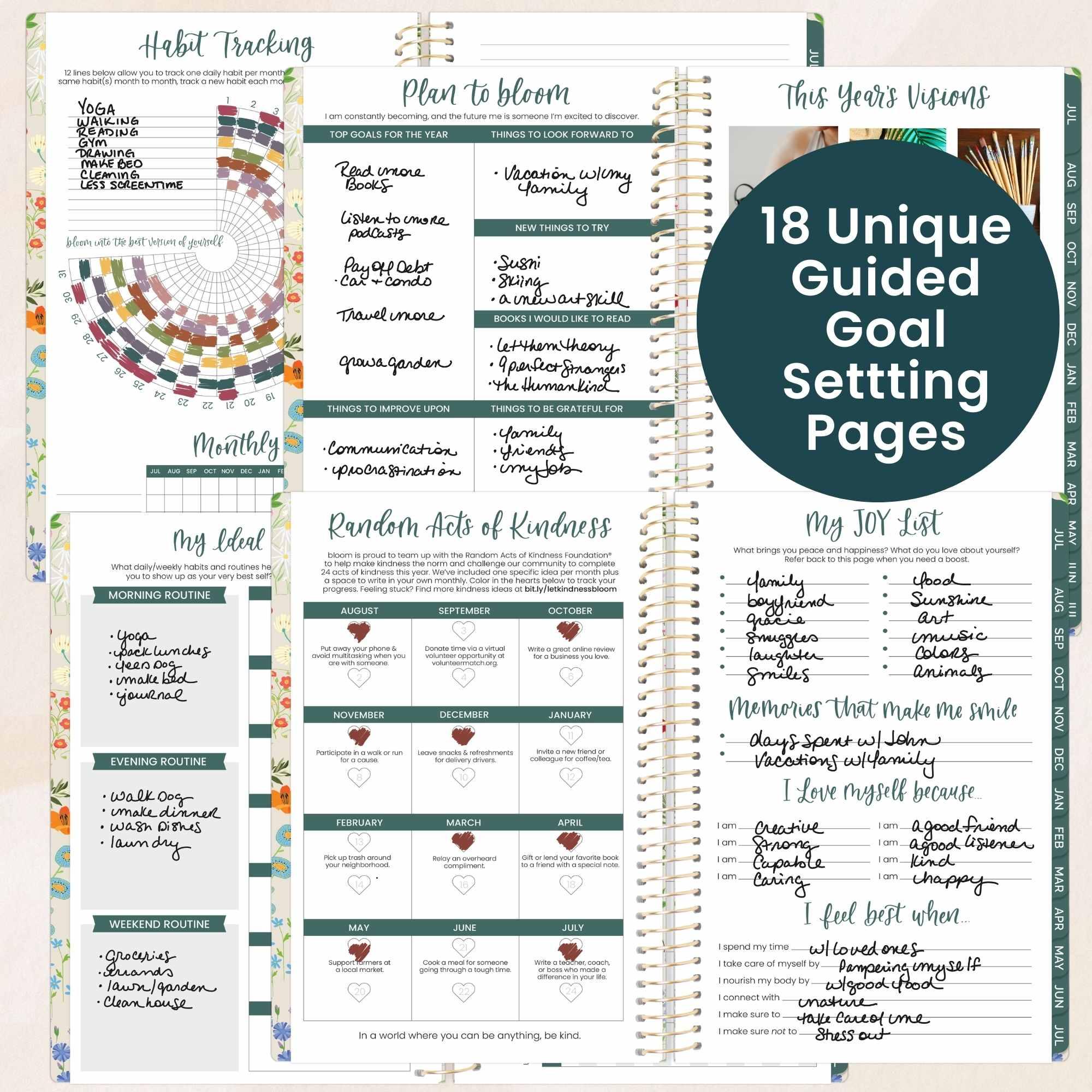 2026–27 Soft Cover Planner, 5.5" x 8.25" | Garden Party - Image 5