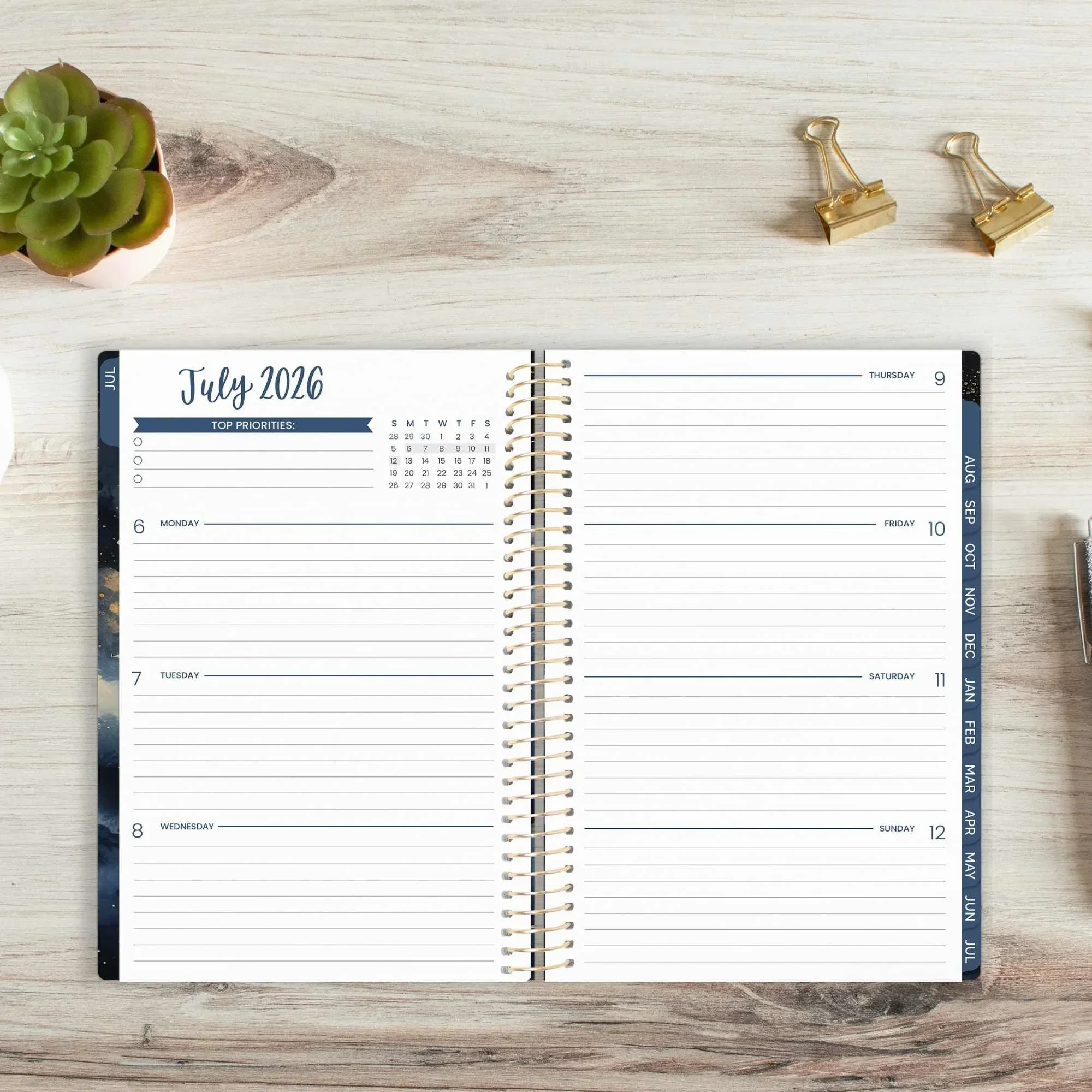 2026–27 Soft Cover Planner, 5.5" x 8.25" | Midnight Sky - Image 18