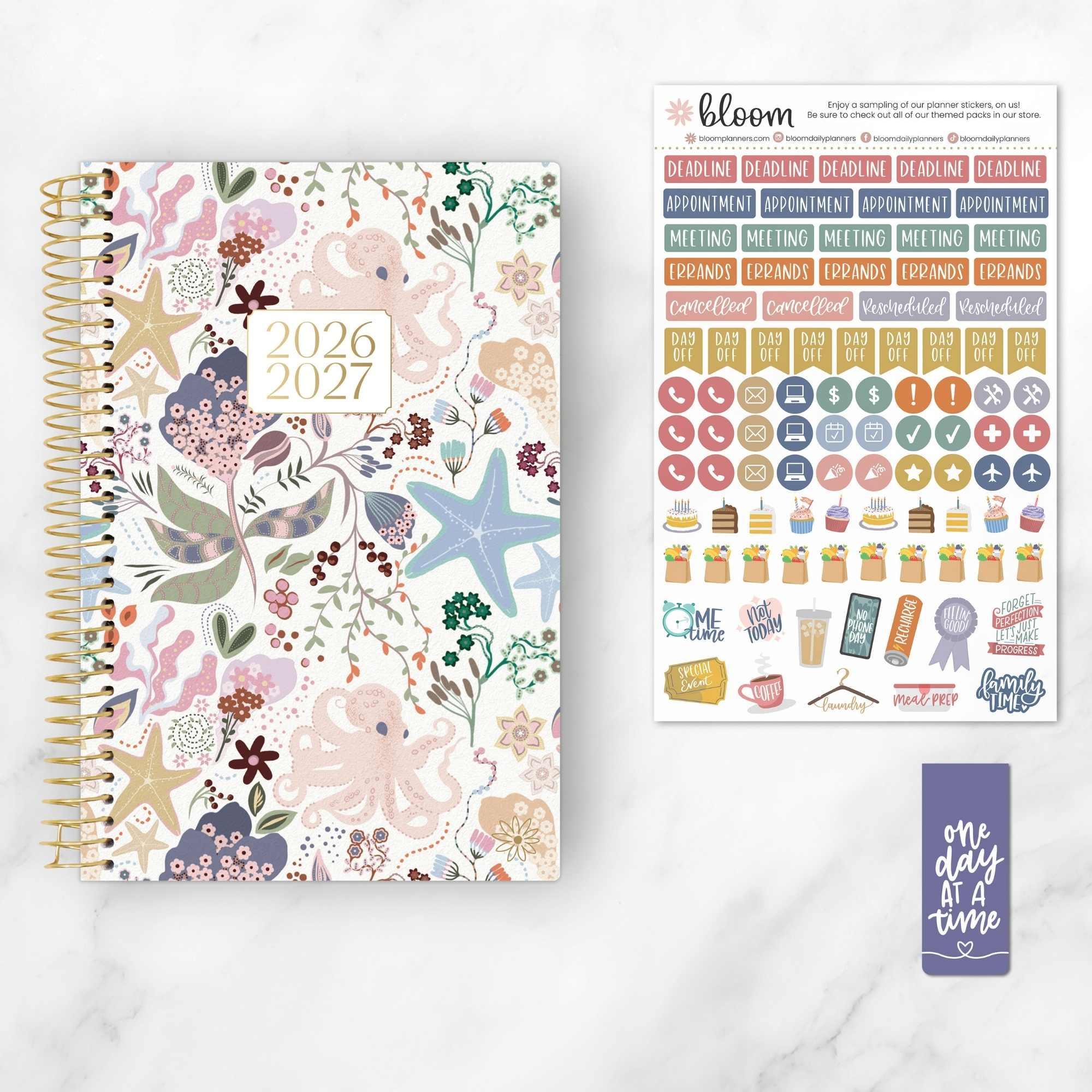 2026–27 Soft Cover Planner, 5.5" x 8.25" | Seaside Whimsy - Image 21