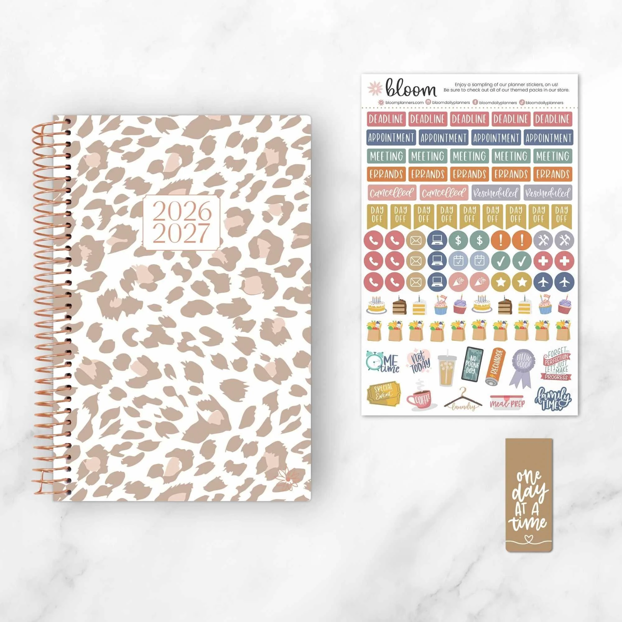 2026–27 Soft Cover Planner, 5.5" x 8.25" | Tan Leopard - Image 20