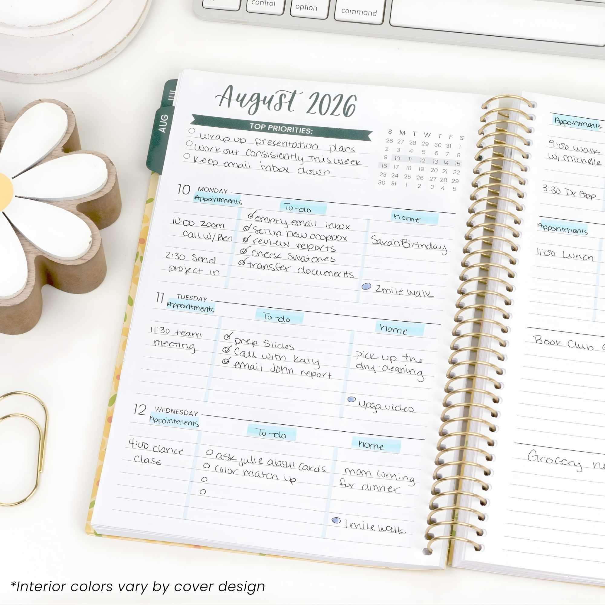 2026–27 Soft Cover Planner, 5.5" x 8.25" | Wildflower Mountainside - Image 13
