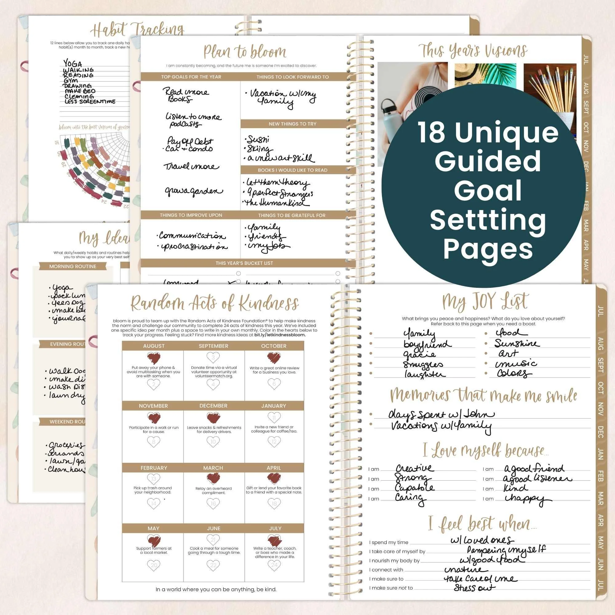 2026–27 Soft Cover Planner, 8.5" x 11" | Bows - Image 5