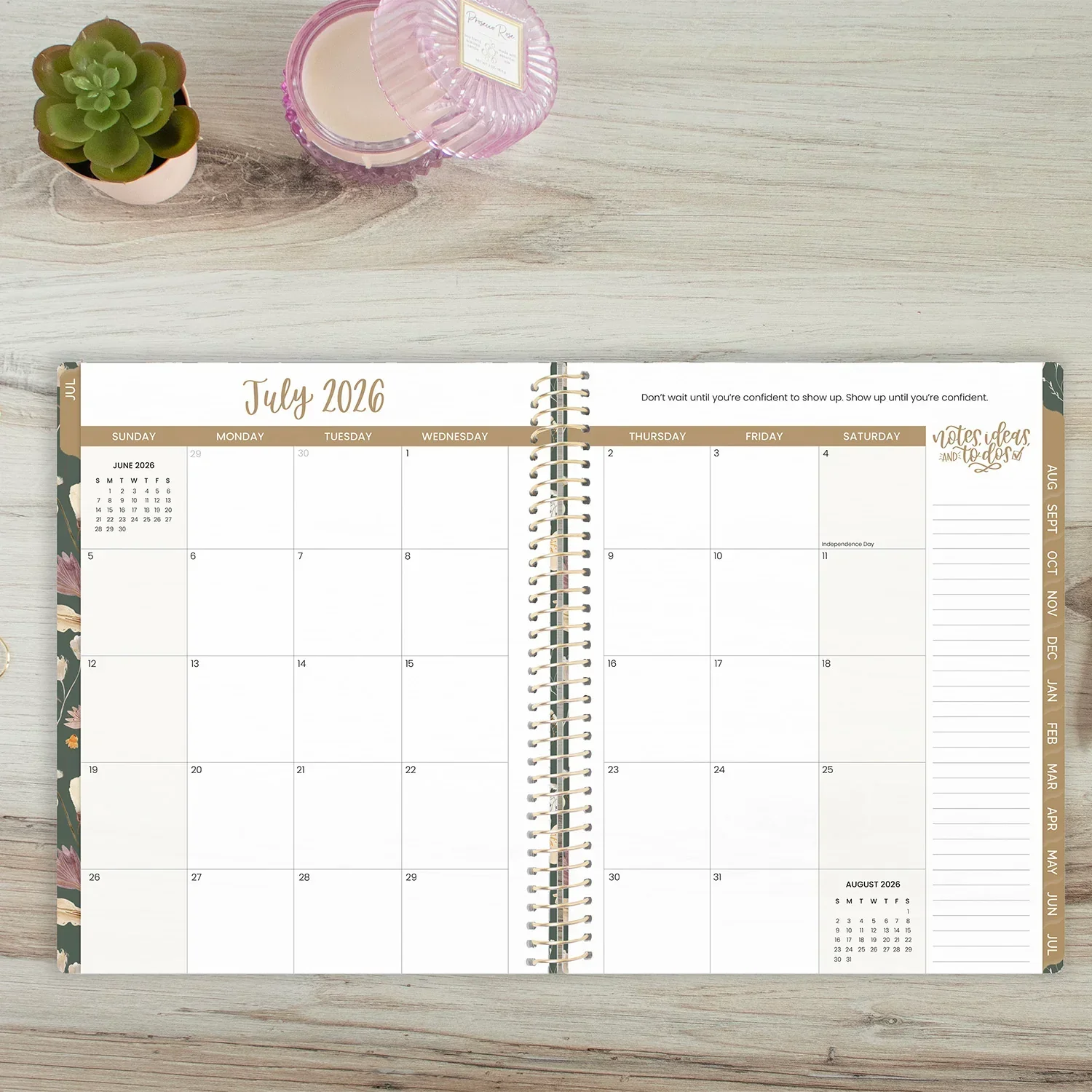2026–27 Soft Cover Planner, 8.5" x 11" | Butterfly Garden - Image 15