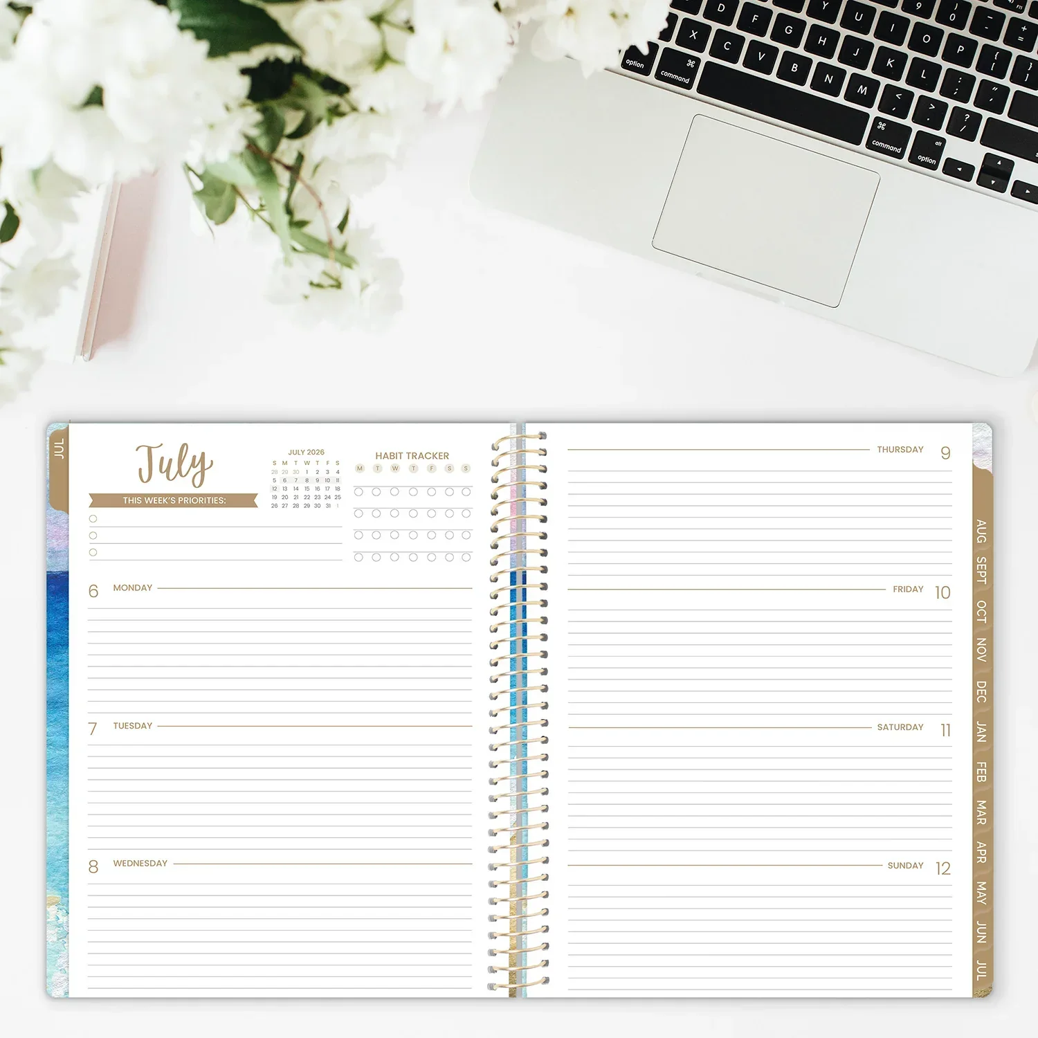 2026–27 Soft Cover Planner, 8.5" x 11" | Coastal Calm - Image 15