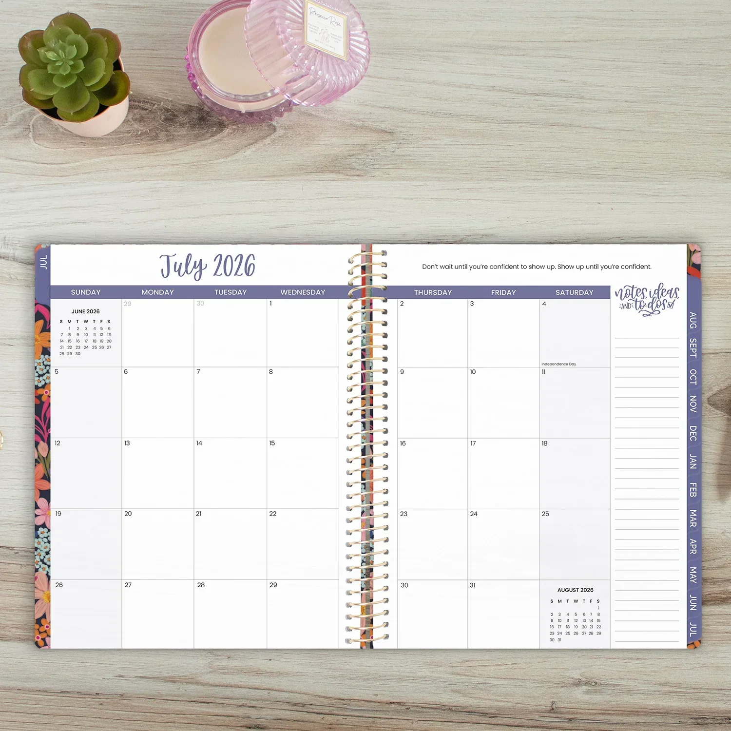 2026–27 Soft Cover Planner, 8.5" x 11" | Floral Fiesta - Image 11