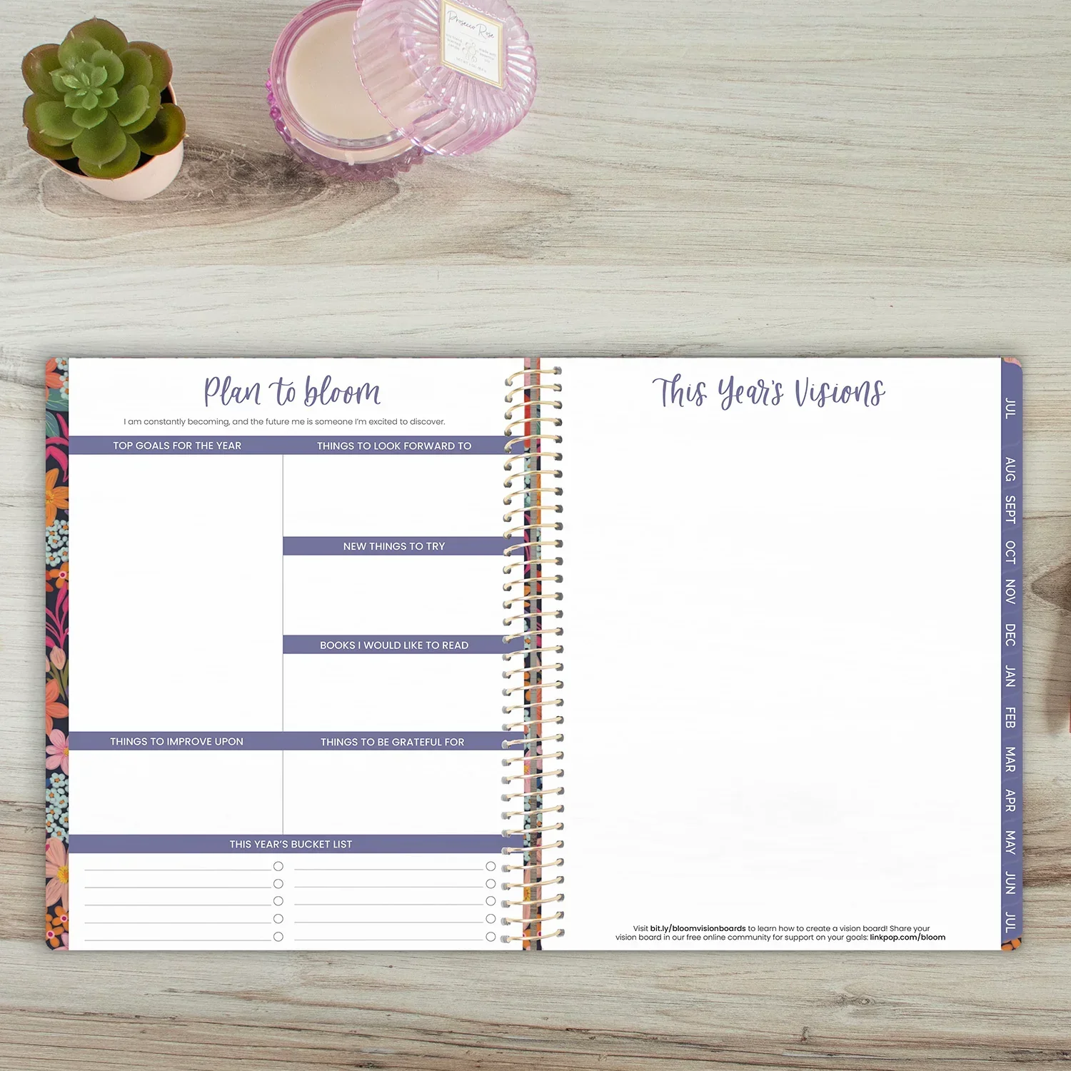 2026–27 Soft Cover Planner, 8.5" x 11" | Floral Fiesta - Image 15