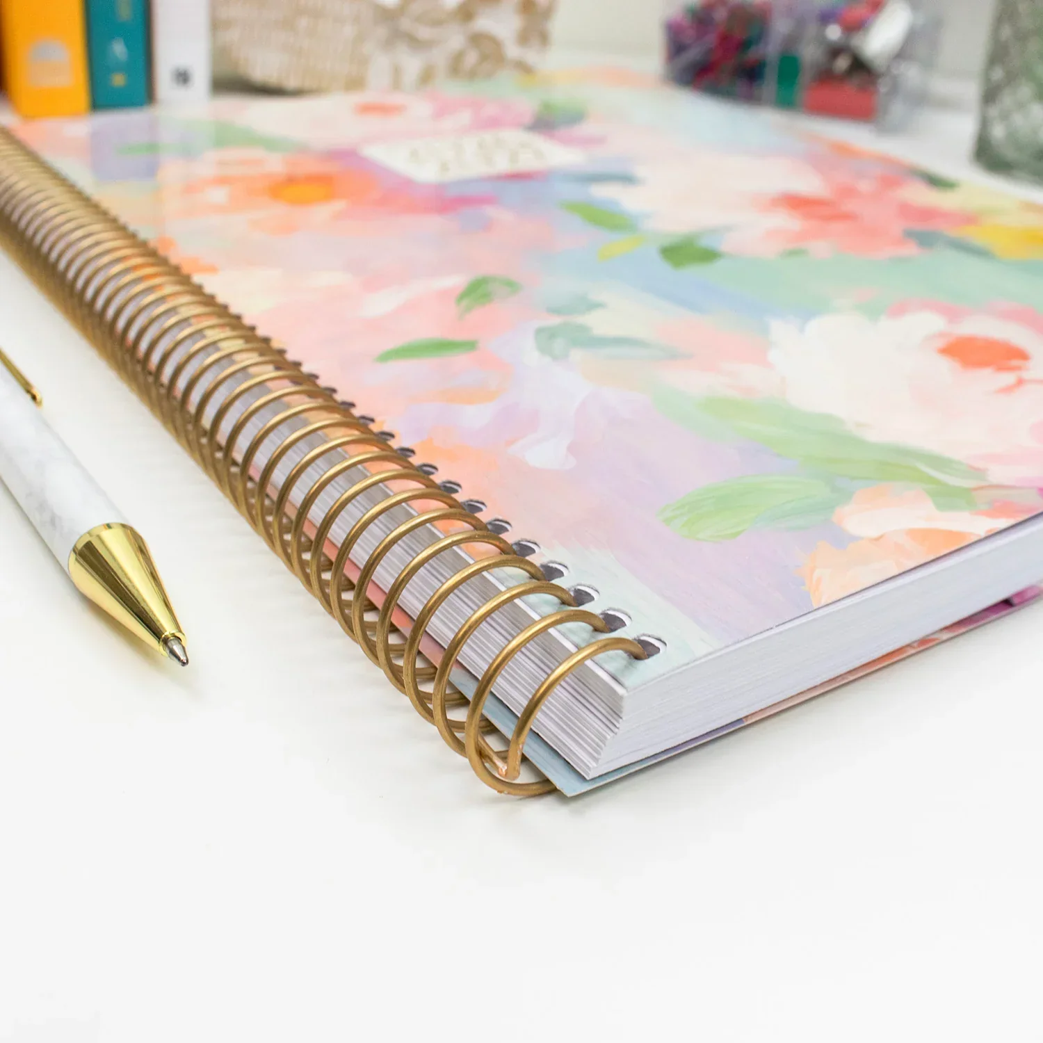 2026–27 Soft Cover Planner, 8.5" x 11" | Painted Peonies - Image 8