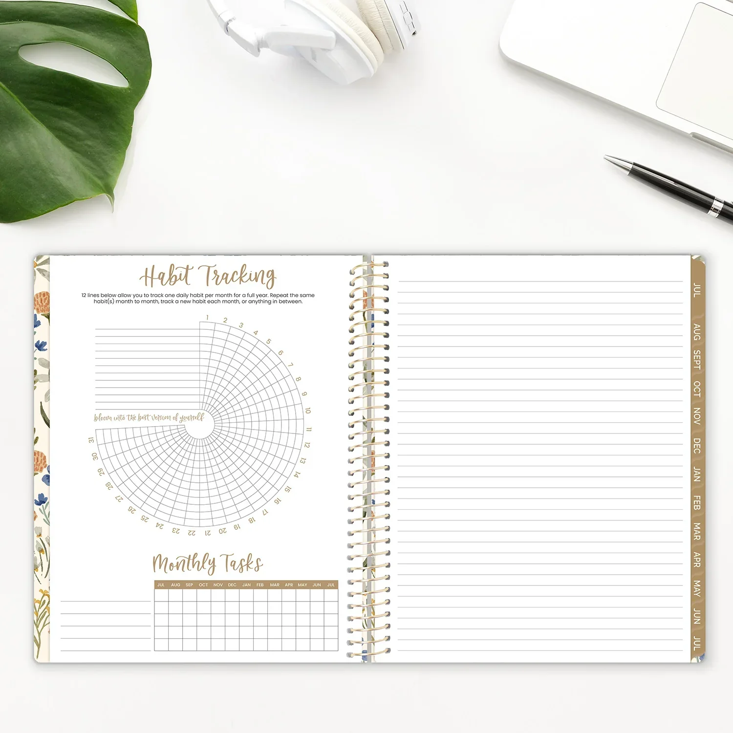 2026–27 Soft Cover Planner, 8.5" x 11" | Whimsical Wildflowers - Image 12