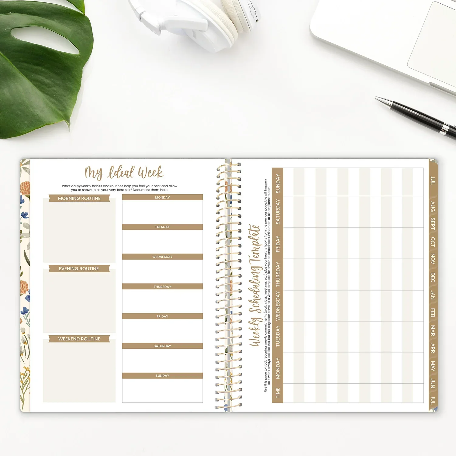 2026–27 Soft Cover Planner, 8.5" x 11" | Whimsical Wildflowers - Image 13