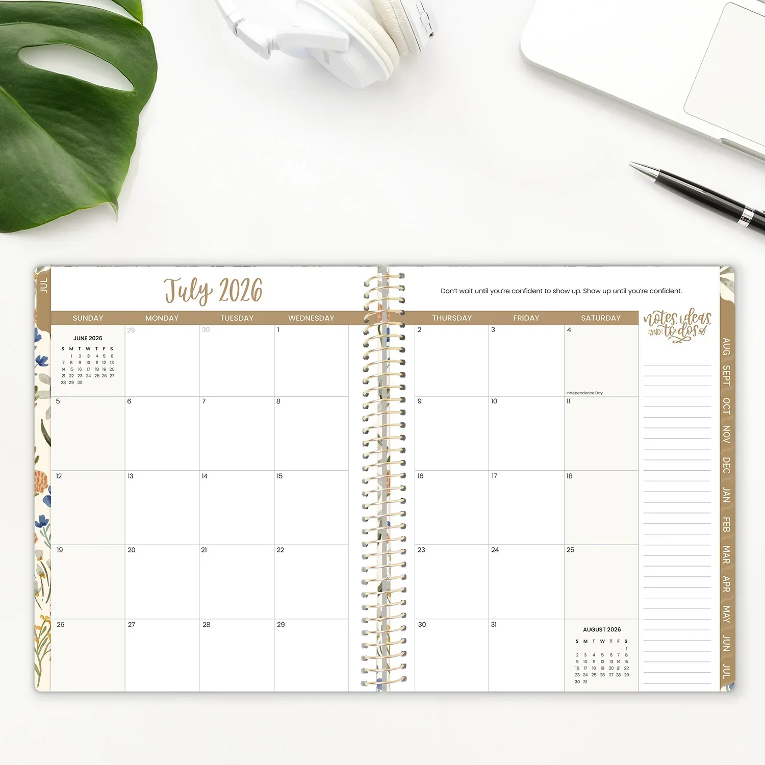 2026–27 Soft Cover Planner, 8.5" x 11" | Whimsical Wildflowers - Image 15