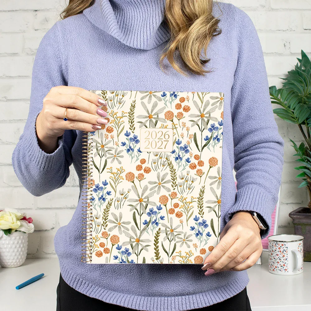 2026–27 Soft Cover Planner, 8.5" x 11" | Whimsical Wildflowers - Image 2