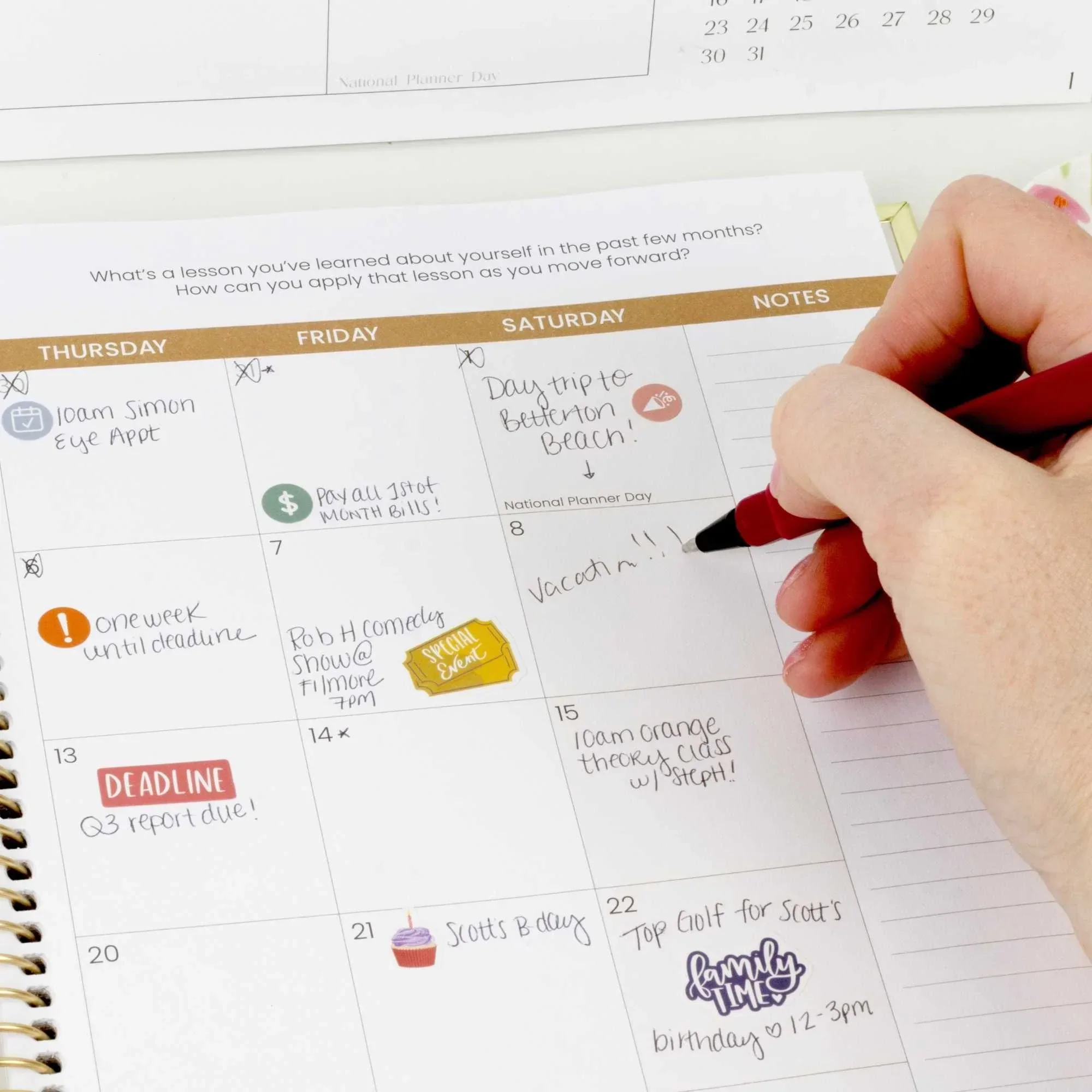 2026–27 Vision Goal Planner, 7.5" x 9" | Coastal Calm - Image 13