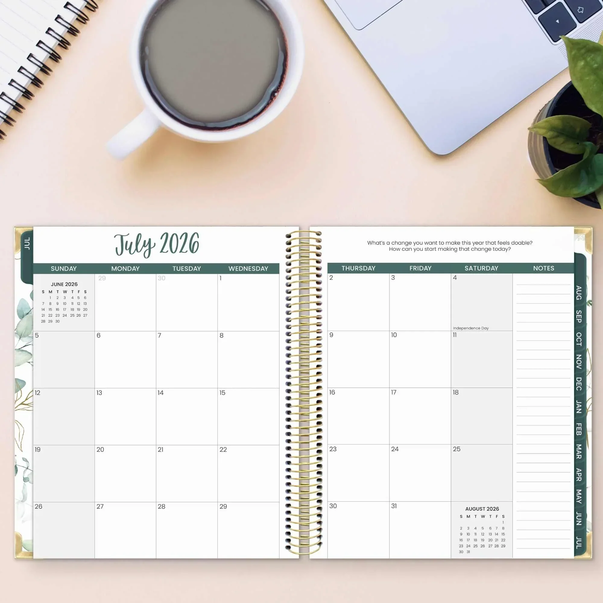 2026–27 Vision Goal Planner, 7.5" x 9" | Eucalyptus - Image 20