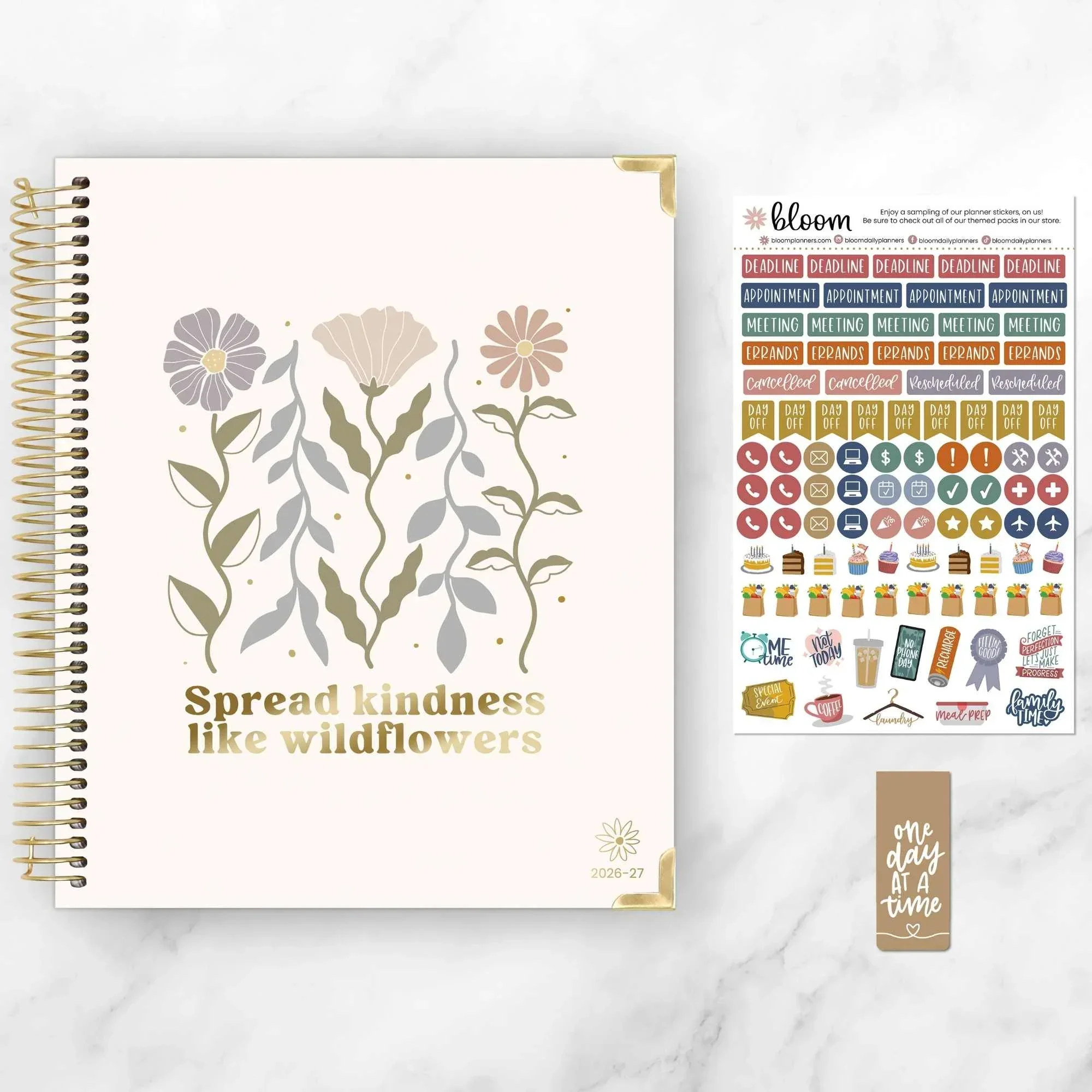 2026–27 Vision Goal Planner, 7.5" x 9" | Spread Kindness Like Wildflowers - Image 22
