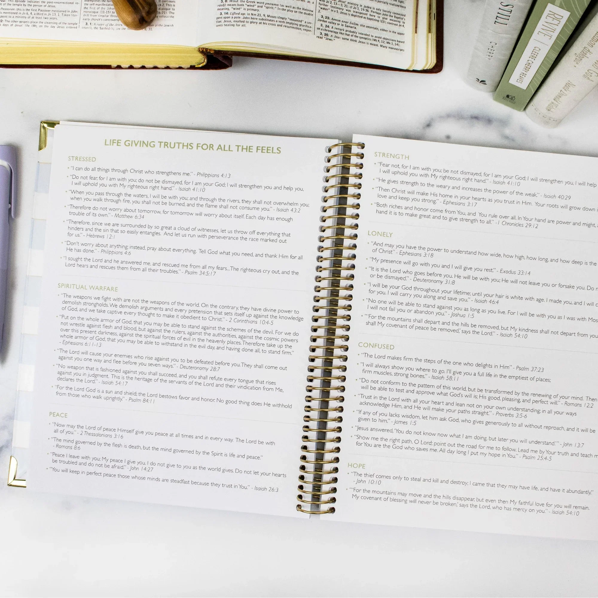 2026 bloom x Cleerely Stated Planner, 7.5" x 9", Year of Miracles - Image 15