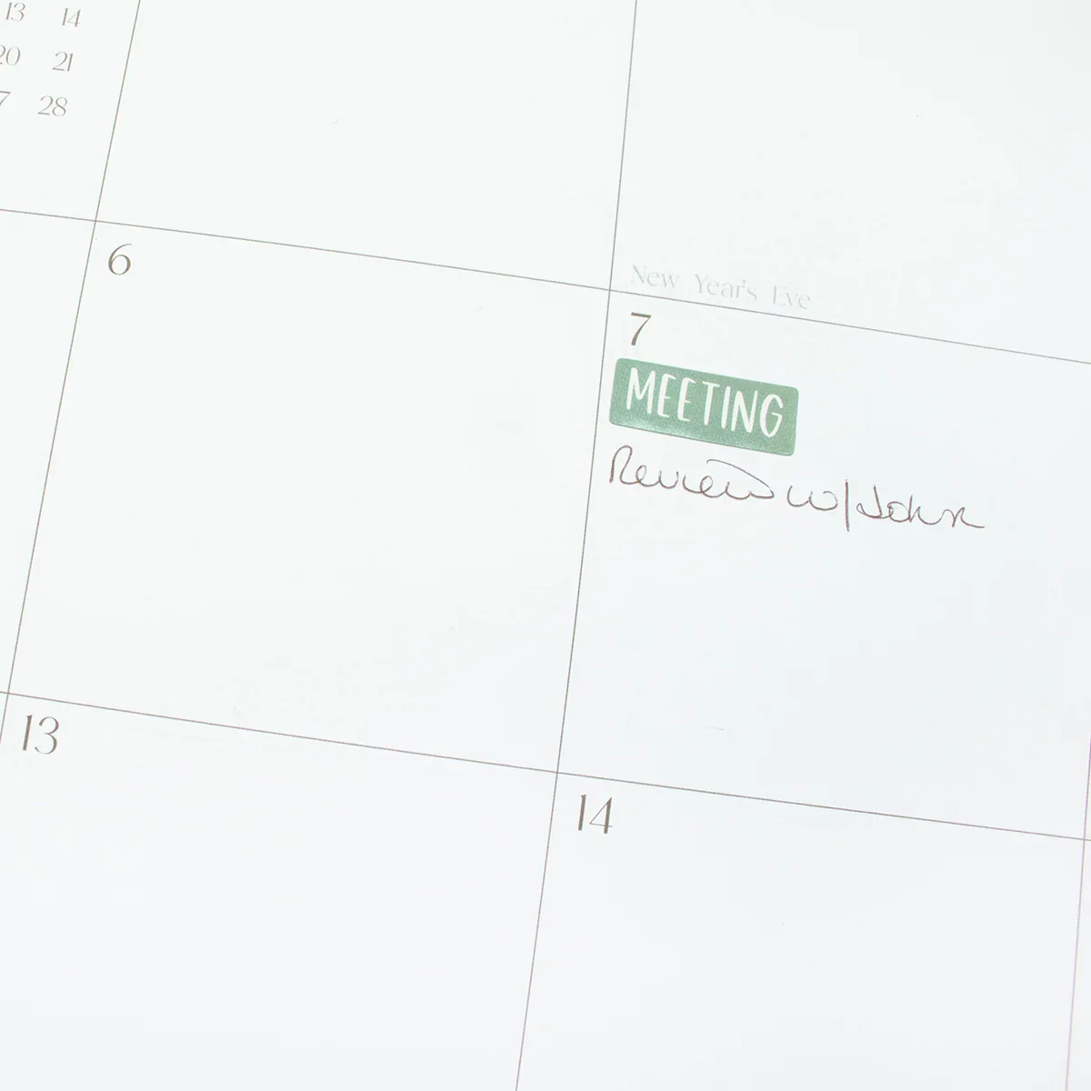 2026 Desk & Wall Calendar, 16" x 21" | Paint Strokes - Image 8