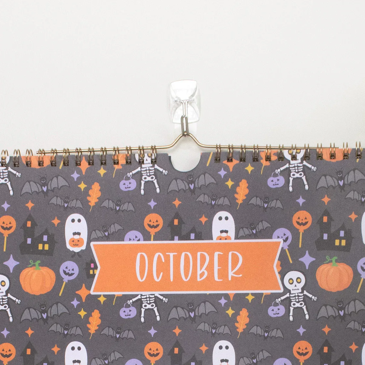 2026 Hanging Calendar, 11" x 17", Holiday Icons - Image 13
