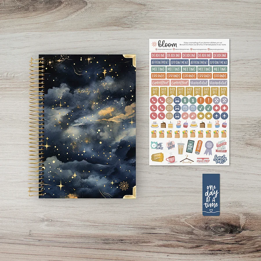 2026 Hard Cover Planner, 5.5" x 8.25", Midnight Sky - Image 7