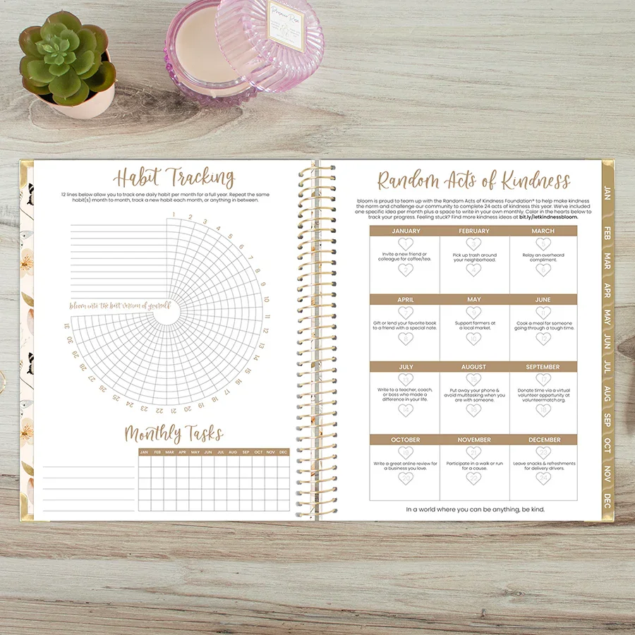 2026 Hard Cover Planner, 8.5" x 11", Butterfly Garden - Image 19