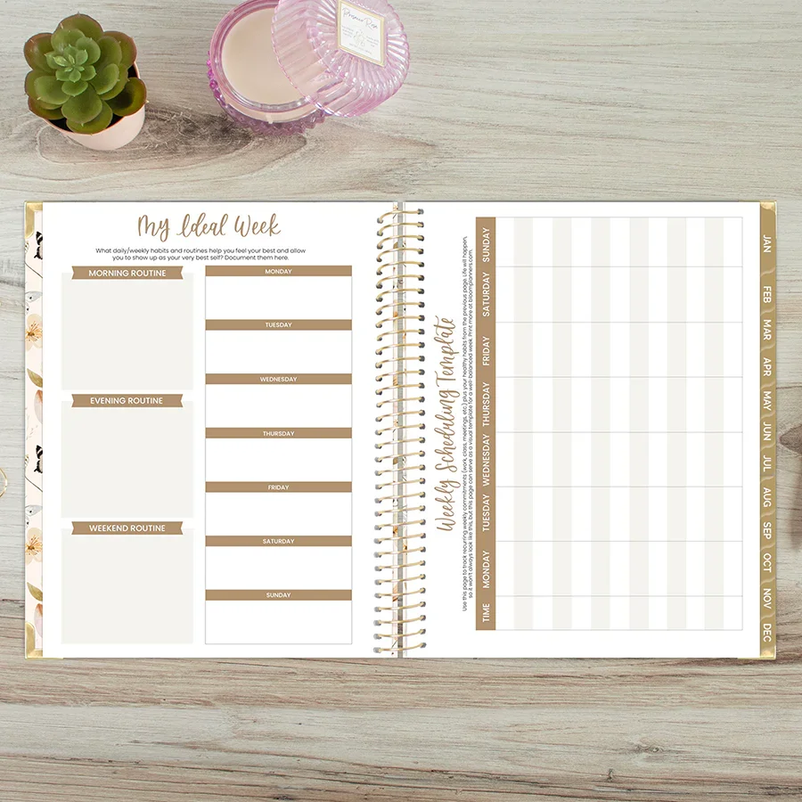 2026 Hard Cover Planner, 8.5" x 11", Butterfly Garden - Image 21