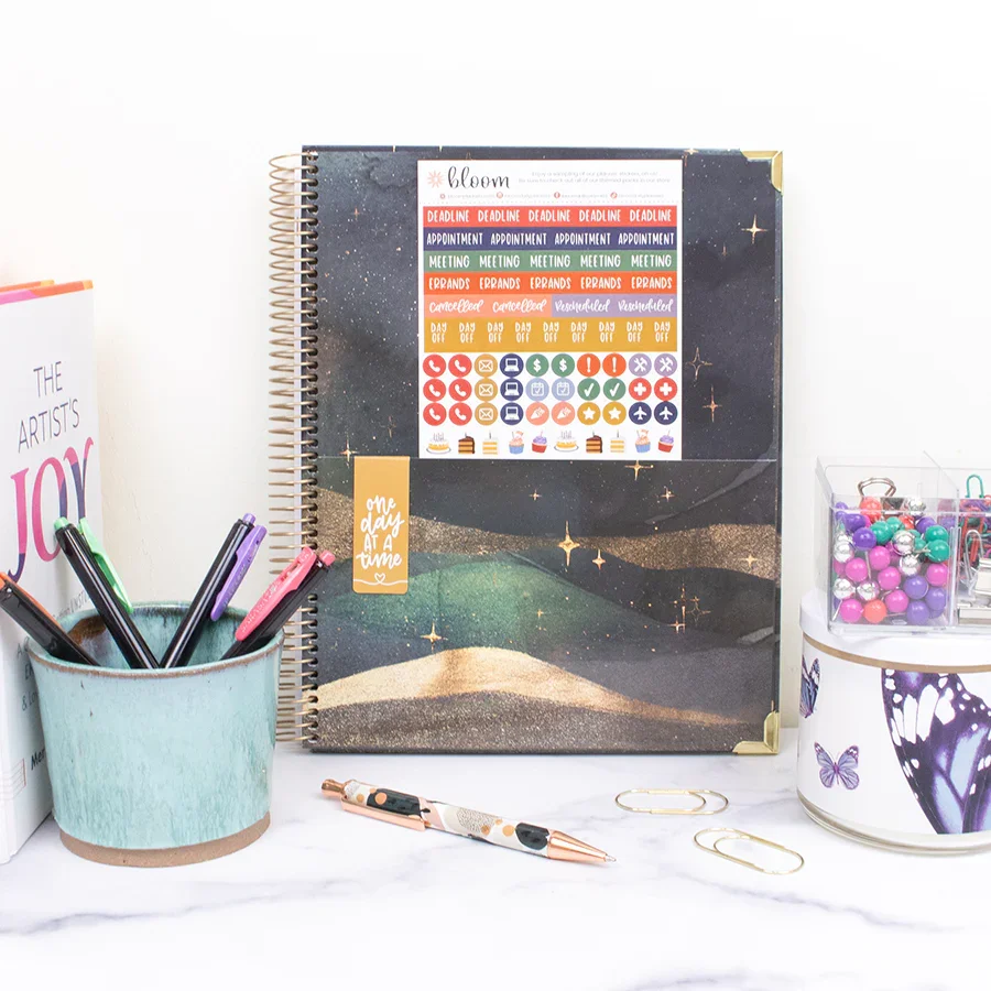 2026 Hard Cover Planner, 8.5" x 11", Celestial Skies - Image 13